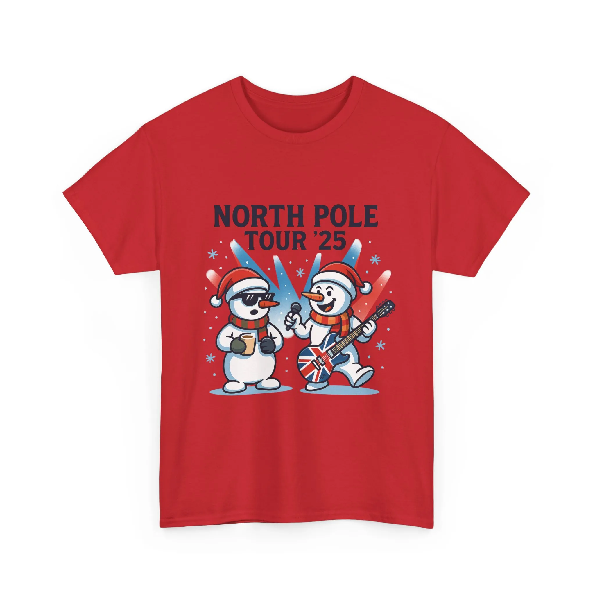 North Pole Tour 25 Women's Christmas T-Shirt, Funny Holiday Music Tee - Image 25