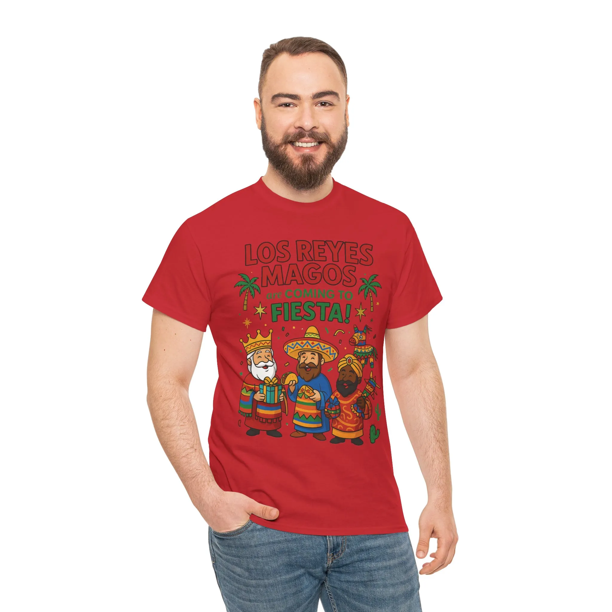 Los Reyes Magos Are Coming to Fiesta!, Funny Three Kings Day Shirt, Día de los Reyes Magos T-Shirt for Christmas Fiesta Lovers - Image 26