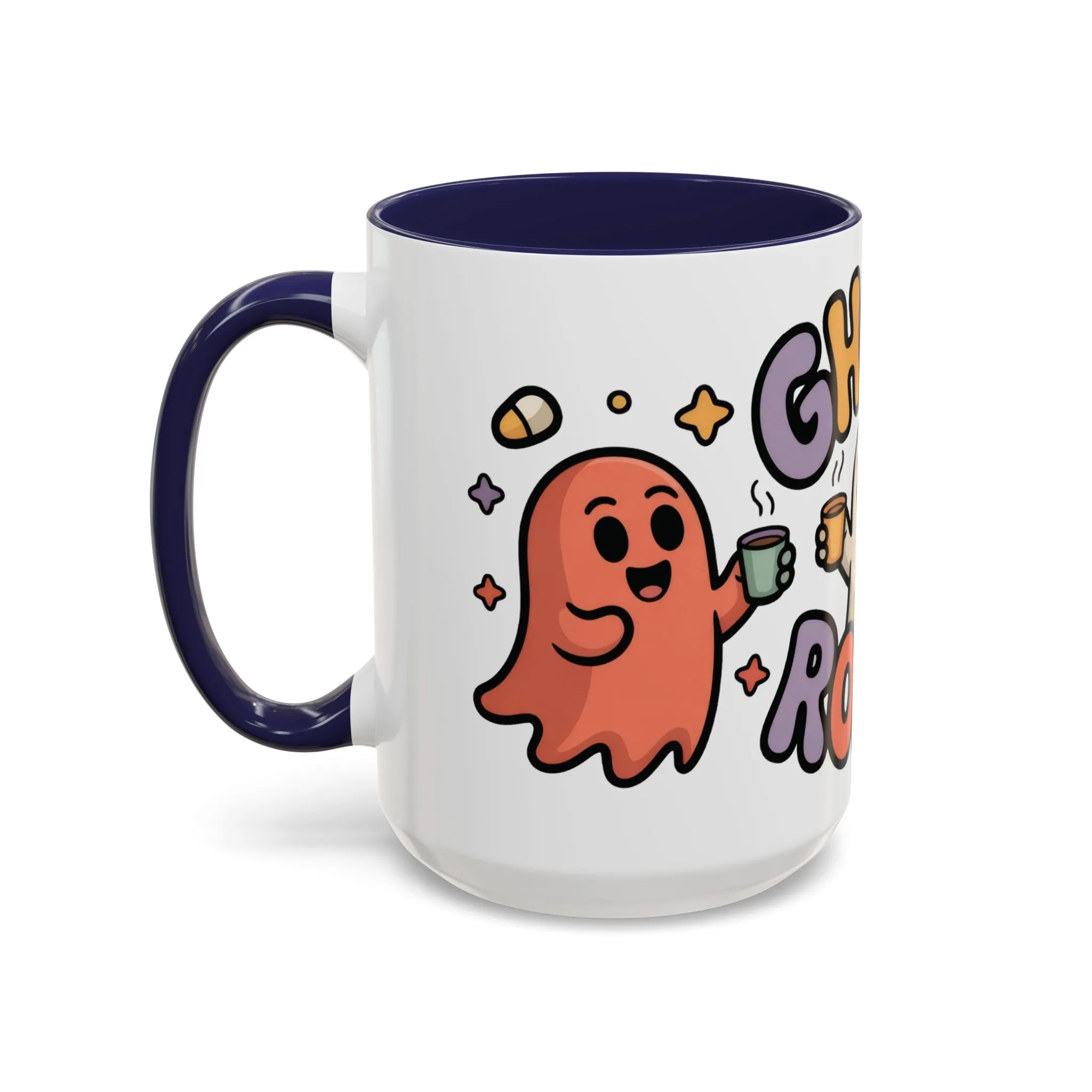 Ghost Roast Halloween Mug, Cute Spooky Coffee Cup, Kawaii Ghost Drinkware, Funny Fall Mug Gift for Coffee Lovers, Accent Coffee Mug (15oz) - Image 13