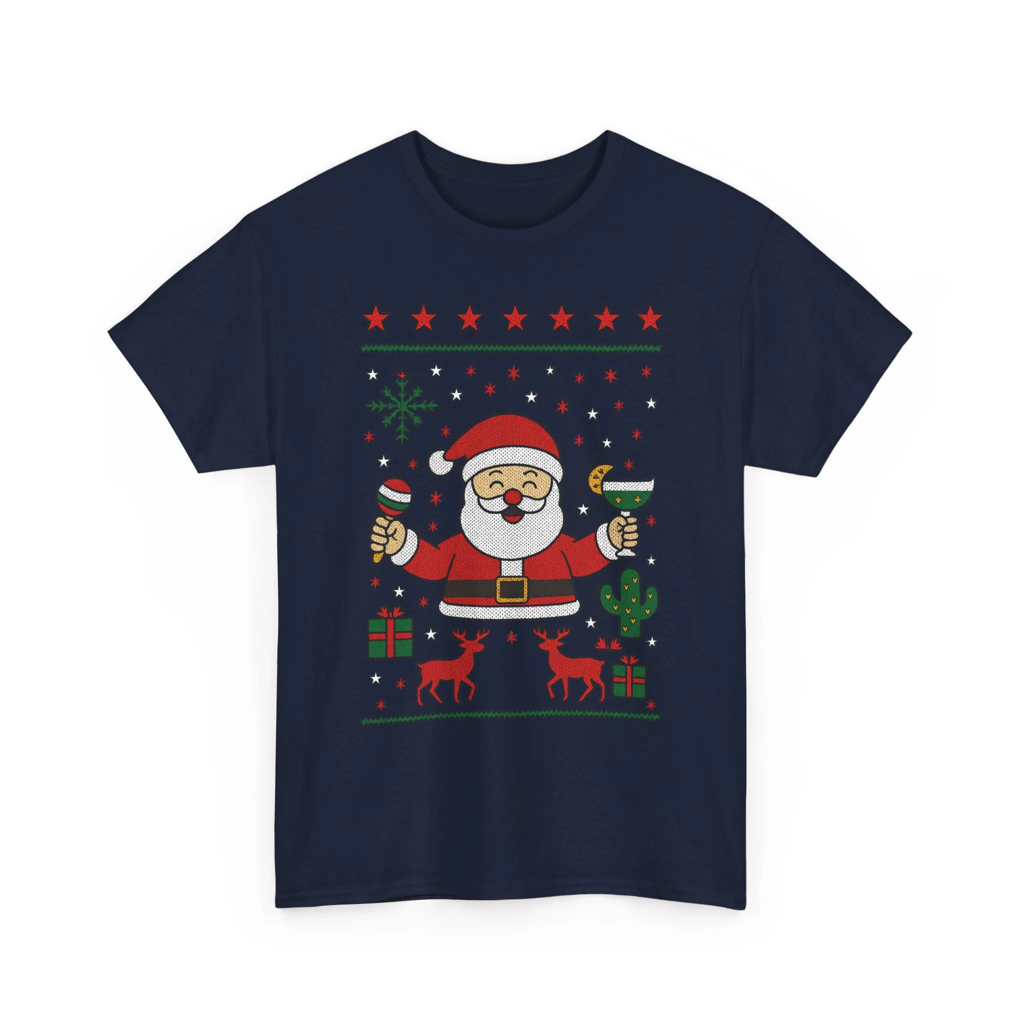 Women's Funny Santa Christmas Shirt, Festive Holiday Party Tee - Image 16