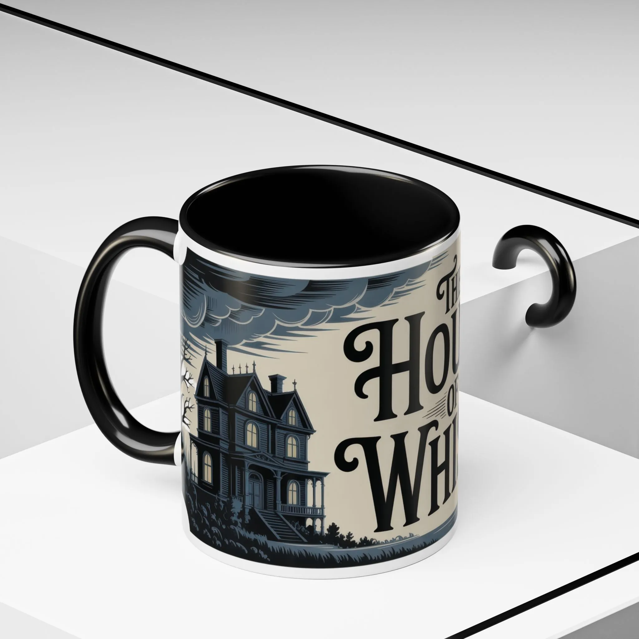 The House of Whispers Mug, Haunted Mansion Gothic Coffee Cup, Spooky Halloween Gift for Horror Lovers, Accent Coffee Mug (11, 15oz) - Image 10