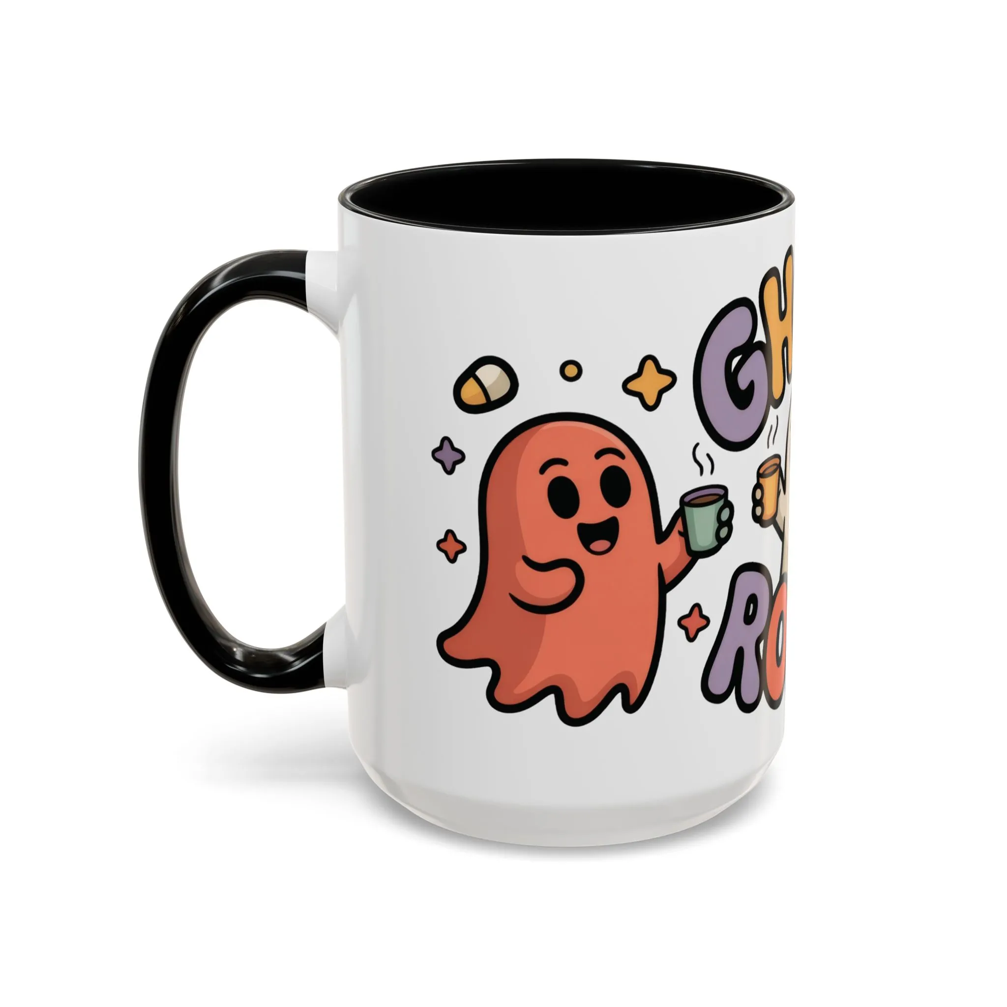 Ghost Roast Halloween Mug, Cute Spooky Coffee Cup, Kawaii Ghost Drinkware, Funny Fall Mug Gift for Coffee Lovers, Accent Coffee Mug (15oz) - Image 8