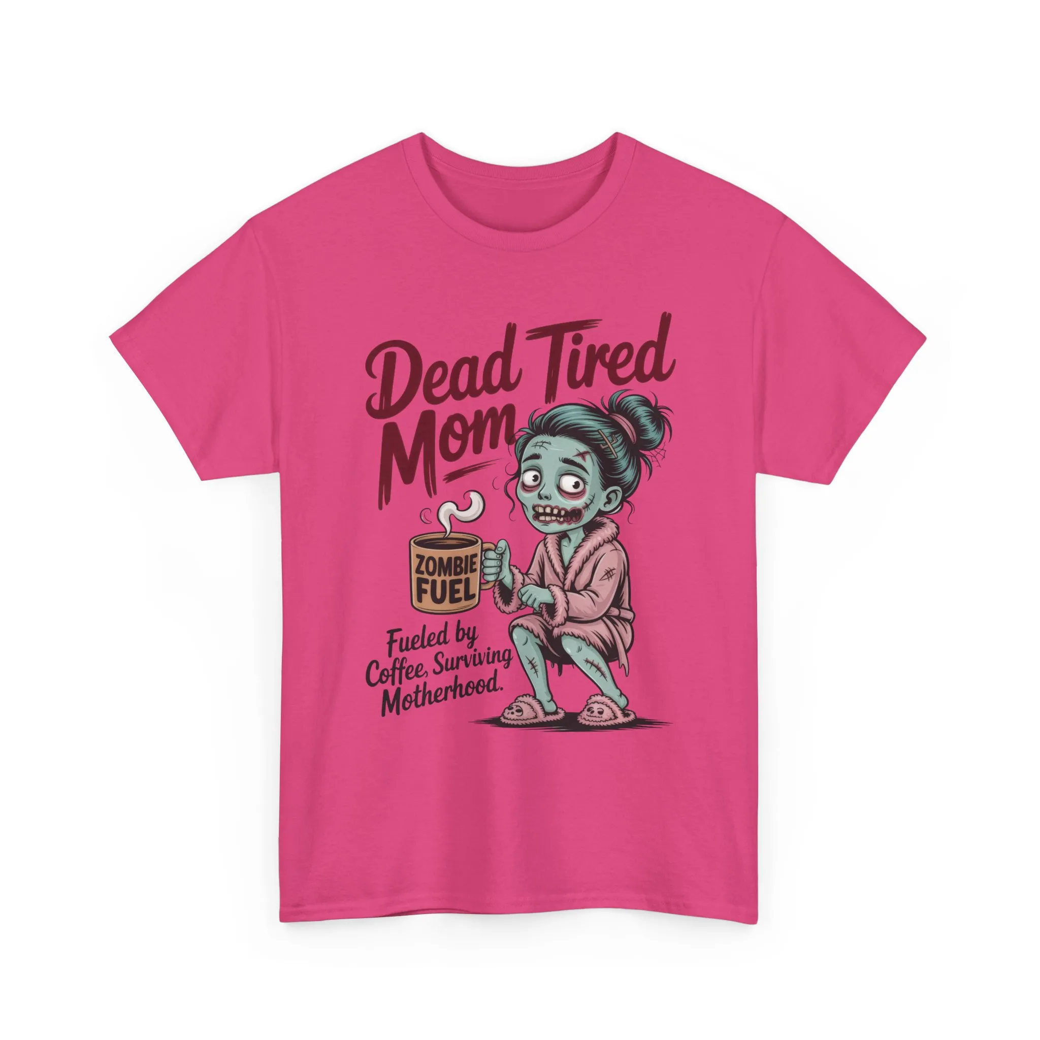 Dead Tired Mom Shirt, Funny Zombie Coffee Women's Tee, Motherhood Survival Tee, Tired Mom Gift, Zombie Mom Shirt - Image 22