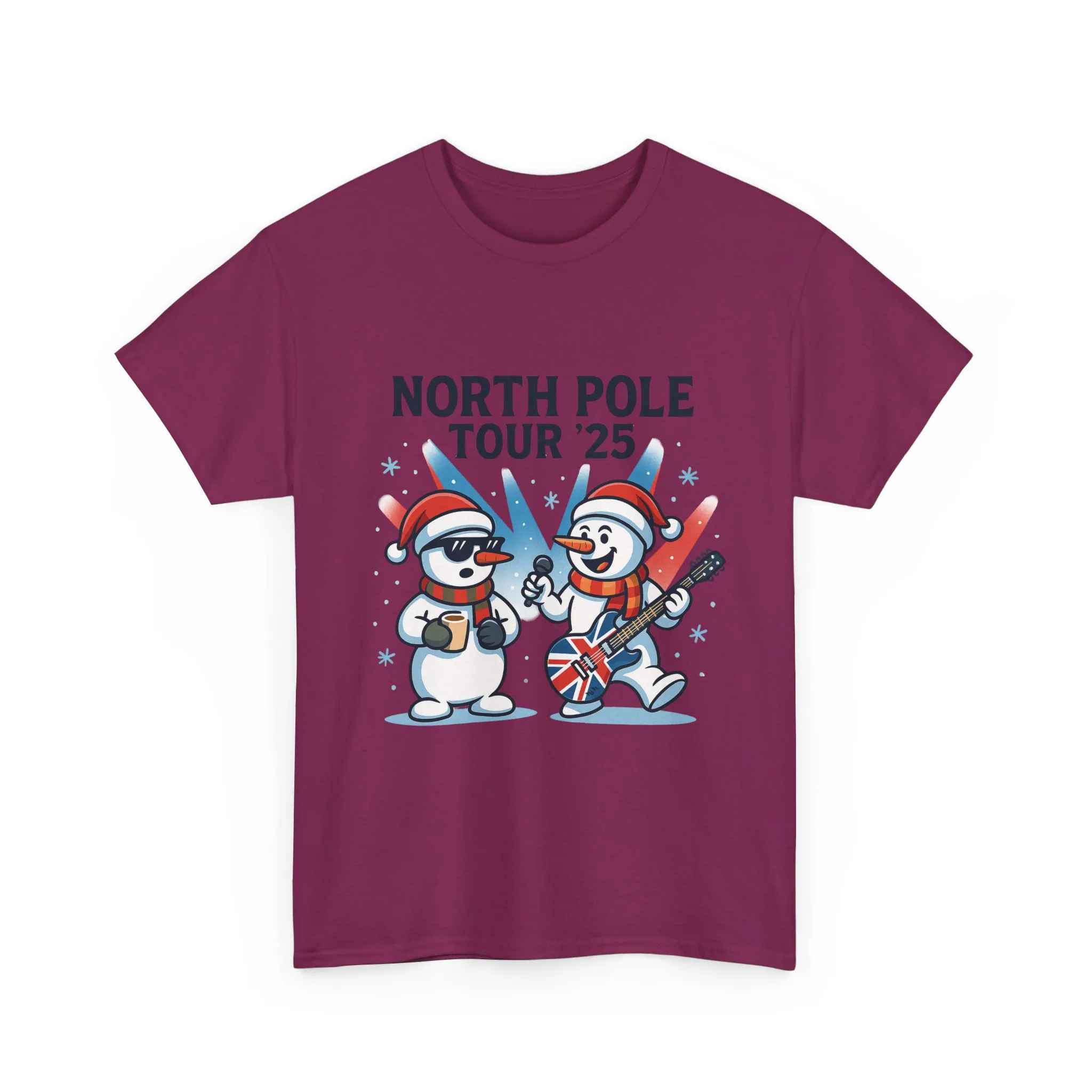 North Pole Tour 25 Women's Christmas T-Shirt, Funny Holiday Music Tee - Image 22