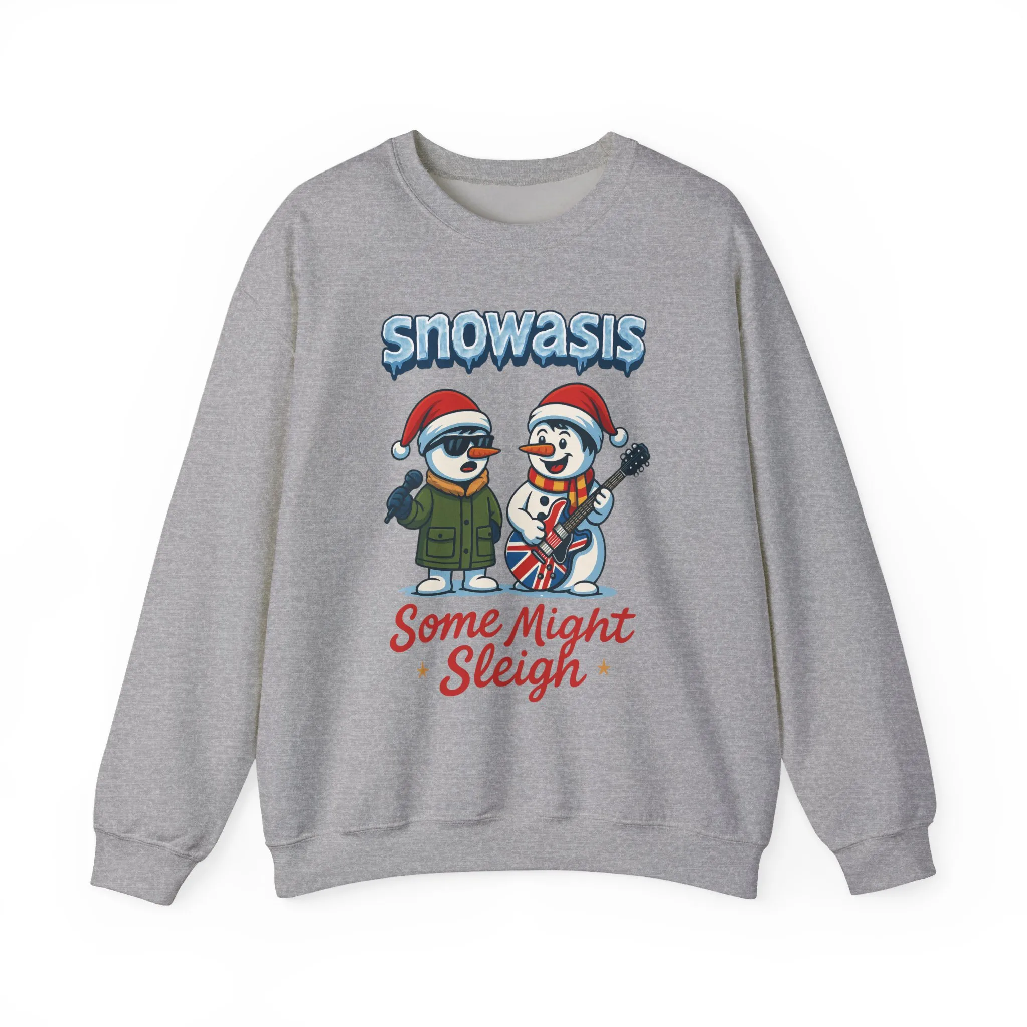 Snowasis Some Might Sleigh Women's Christmas Sweatshirt, Funny Retro Holiday Jumper - Image 7