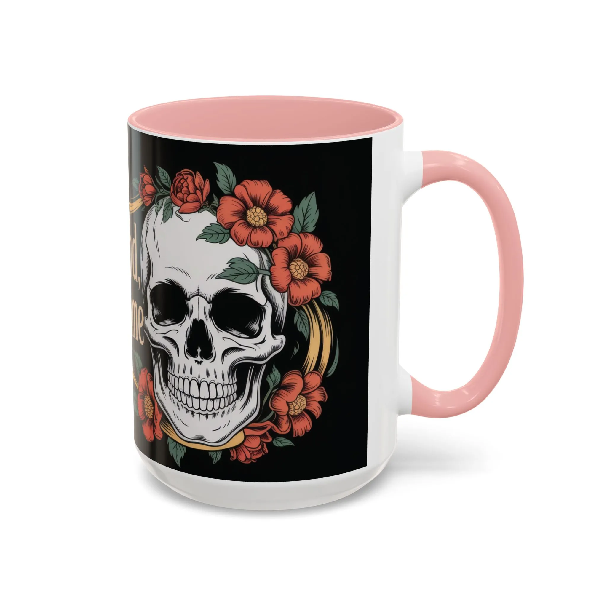 Eternal Mind Endless Flame Mug, Gothic Skull - Floral Coffee Cup, Dark Romantic Gift for Halloween or Everyday Use, Coffee Mug (11, 15oz) - Image 12