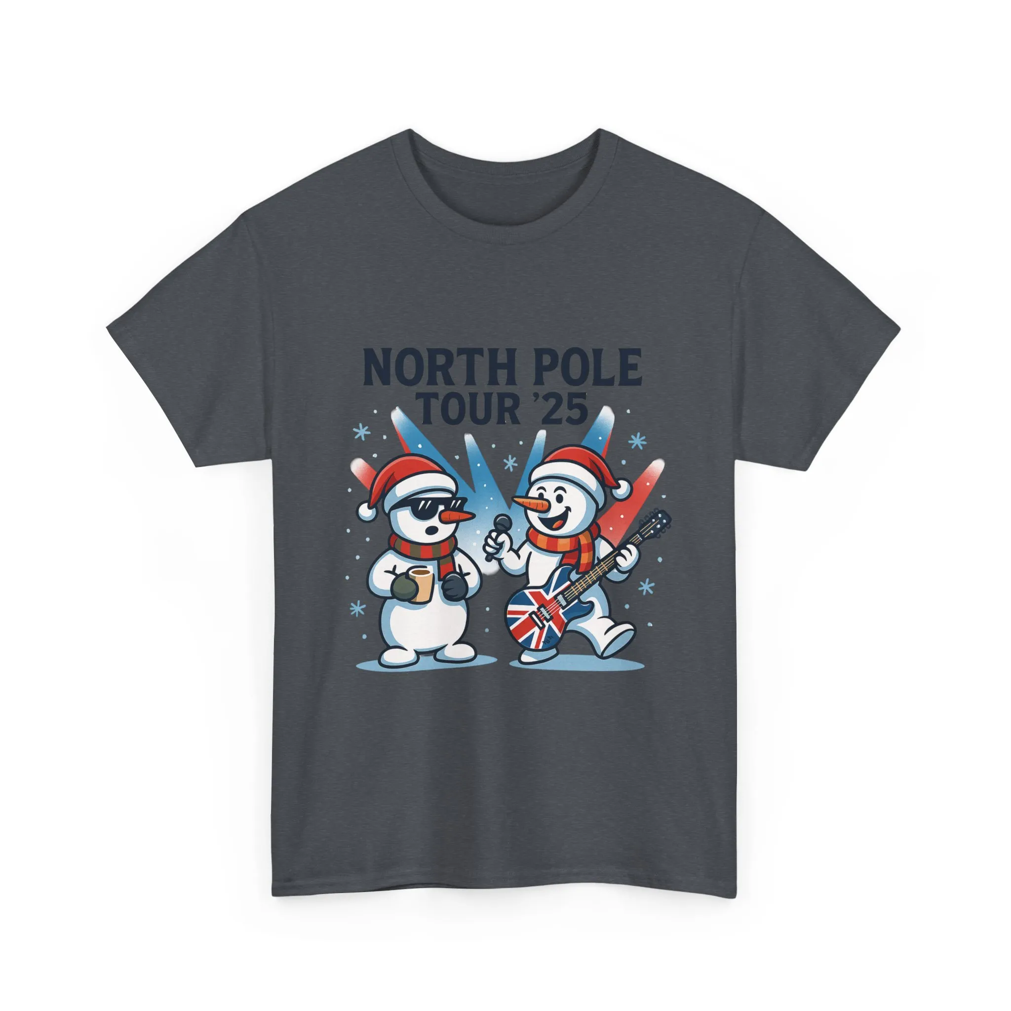 North Pole Tour 25 Women's Christmas T-Shirt, Funny Holiday Music Tee - Image 10