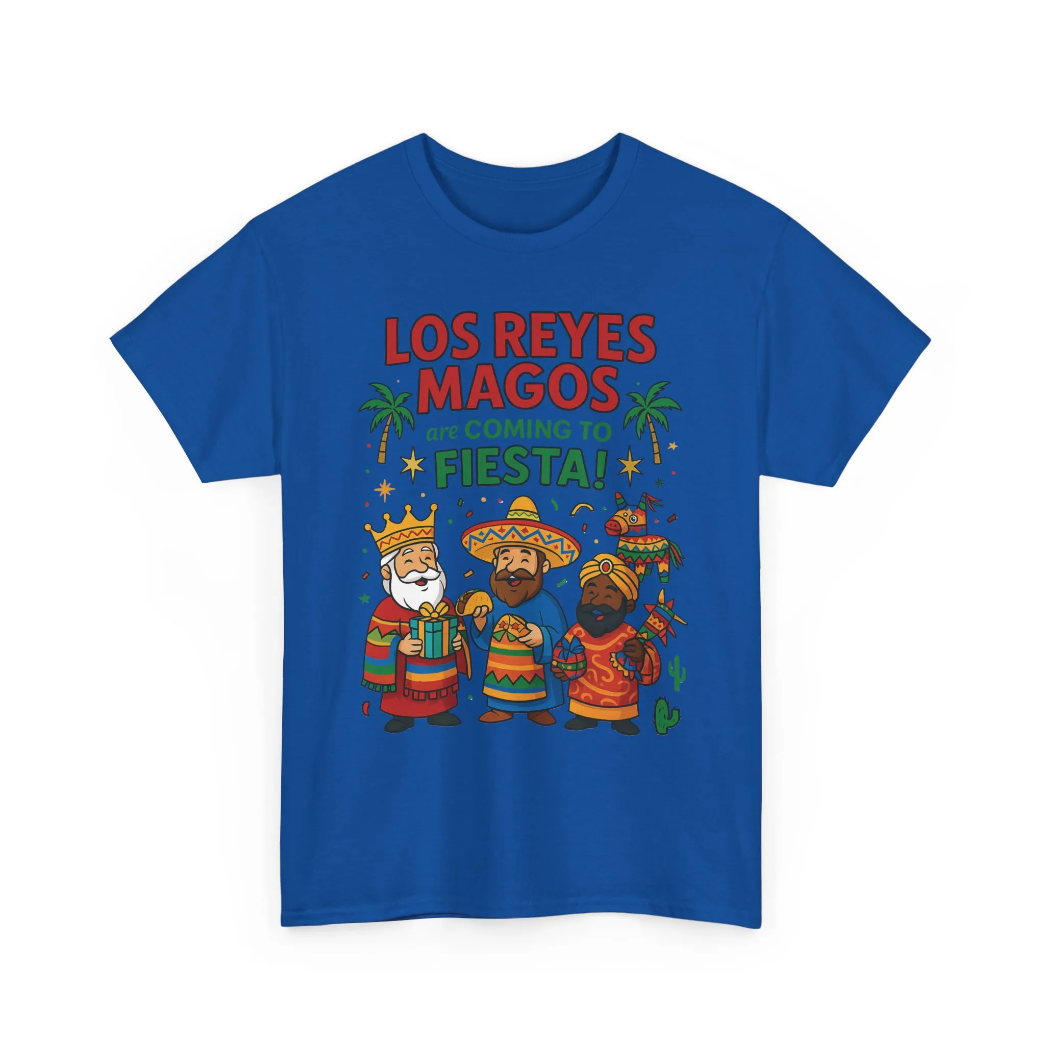 Los Reyes Magos Are Coming to Fiesta!, Funny Three Kings Day Shirt, Día de los Reyes Magos T-Shirt for Christmas Fiesta Lovers - Image 19