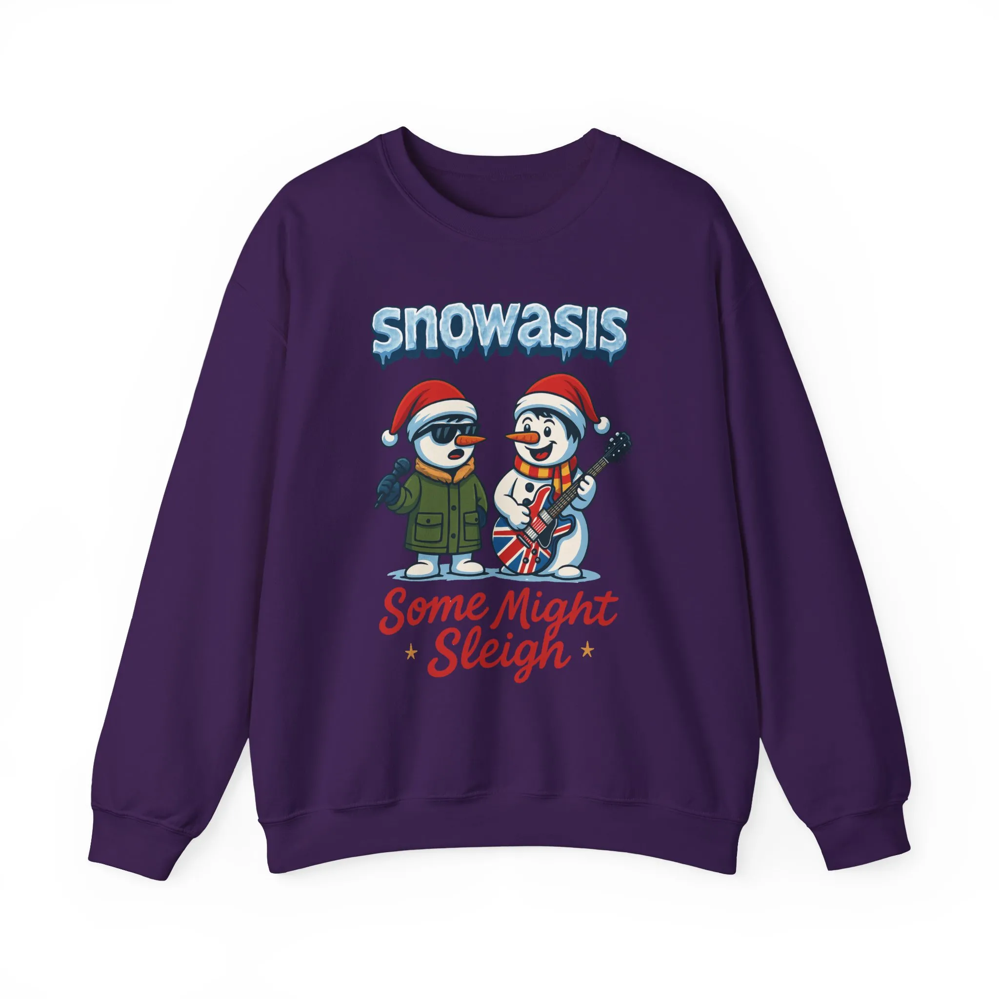 Snowasis Some Might Sleigh Women's Christmas Sweatshirt, Funny Retro Holiday Jumper - Image 22