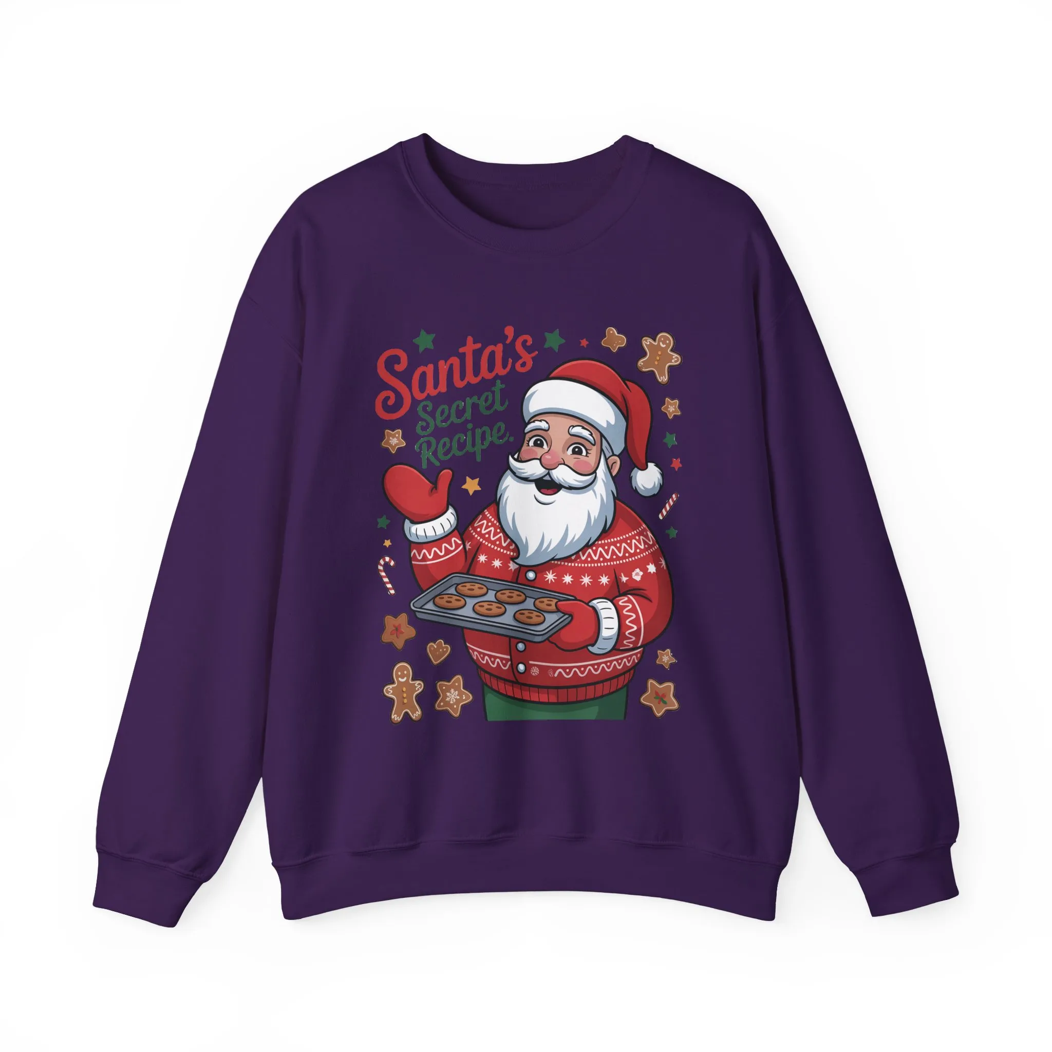 Santa's Secret Recipe Sweatshirt, Funny Christmas Baking Sweater - Image 19