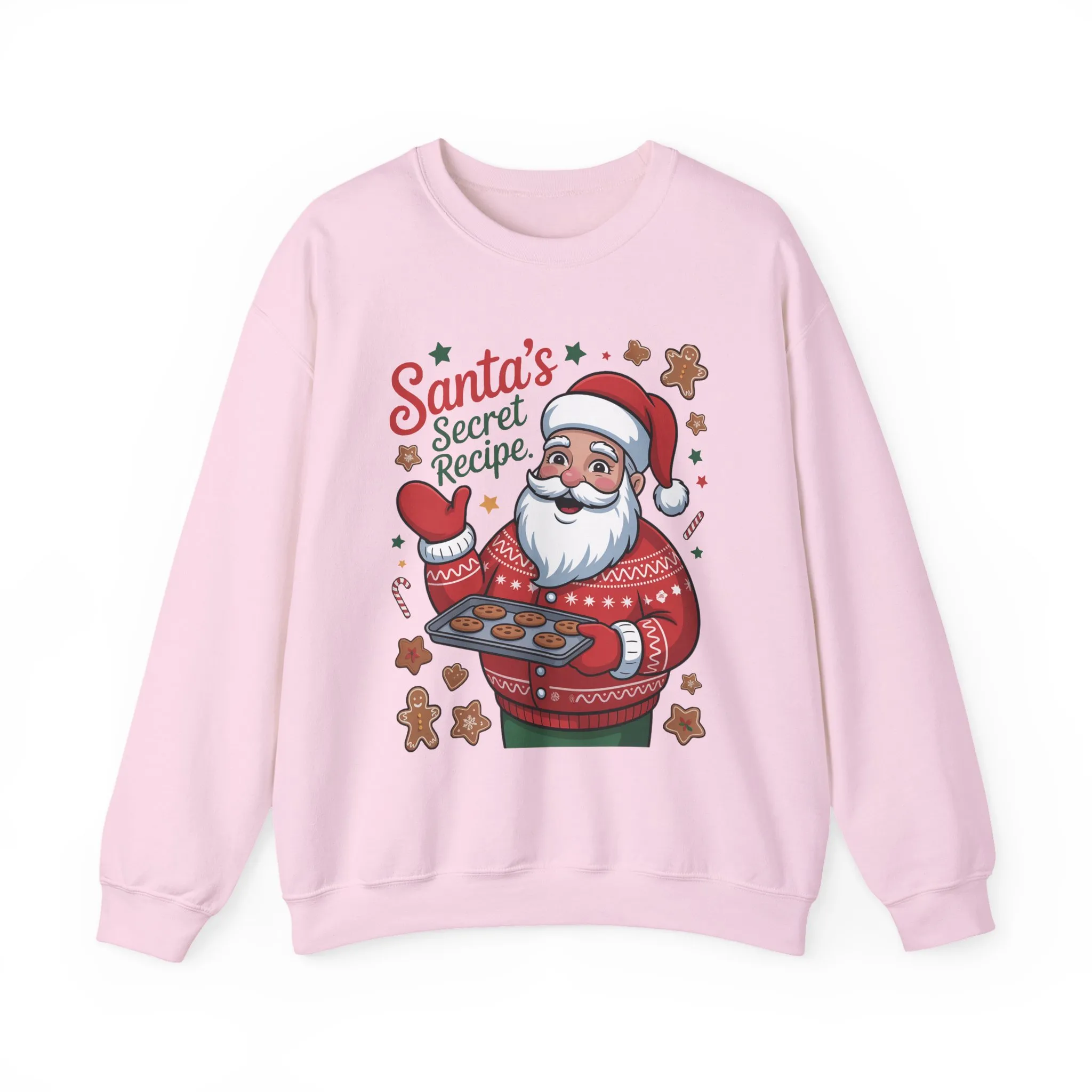 Santa's Secret Recipe Sweatshirt, Funny Christmas Baking Sweater - Image 22