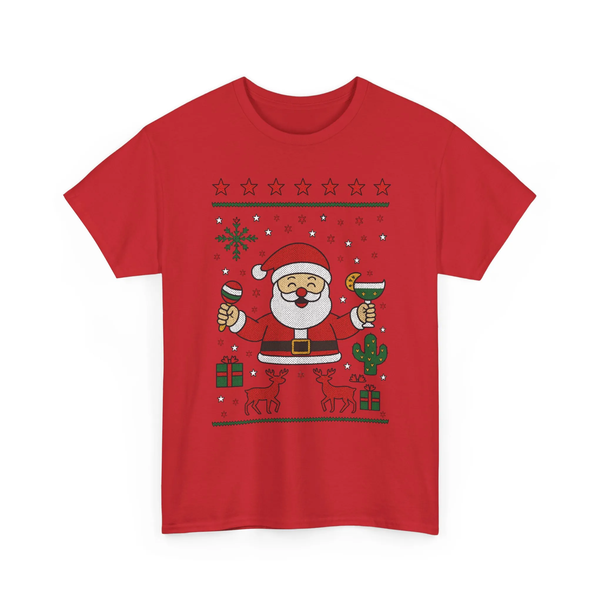 Women's Funny Santa Christmas Shirt, Festive Holiday Party Tee - Image 25