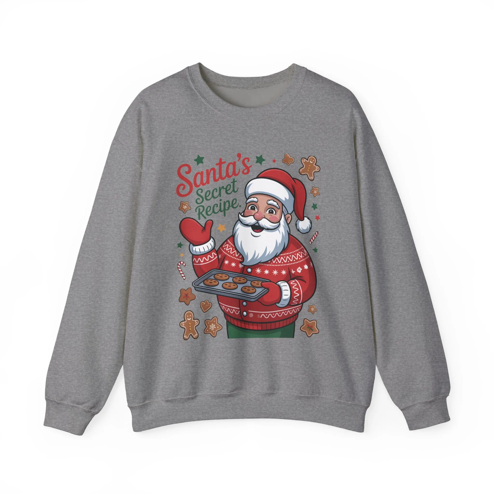 Santa's Secret Recipe Sweatshirt, Funny Christmas Baking Sweater - Image 13