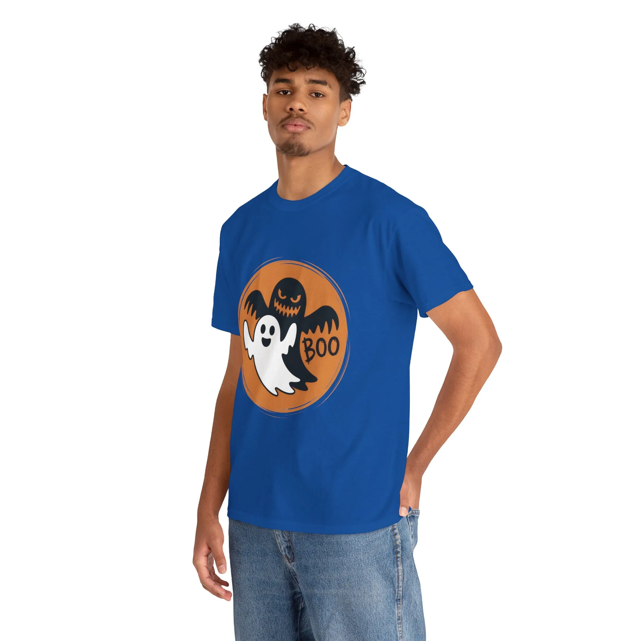 Halloween Ghost Men's T-Shirt, Cute Spooky BOO Tee, Men's Funny Scary Shirt for Men - Image 18