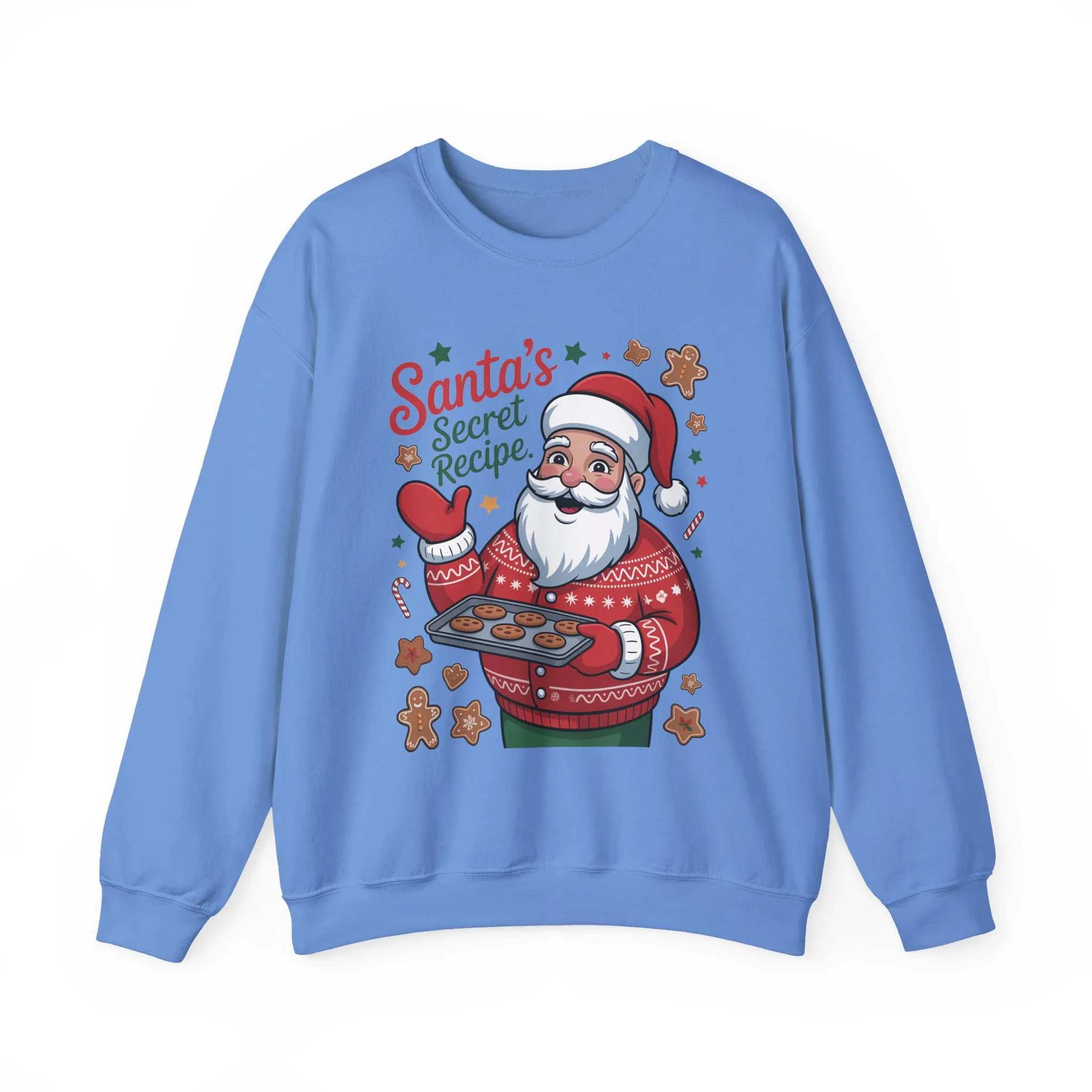Santa's Secret Recipe Sweatshirt, Funny Christmas Baking Sweater - Image 2