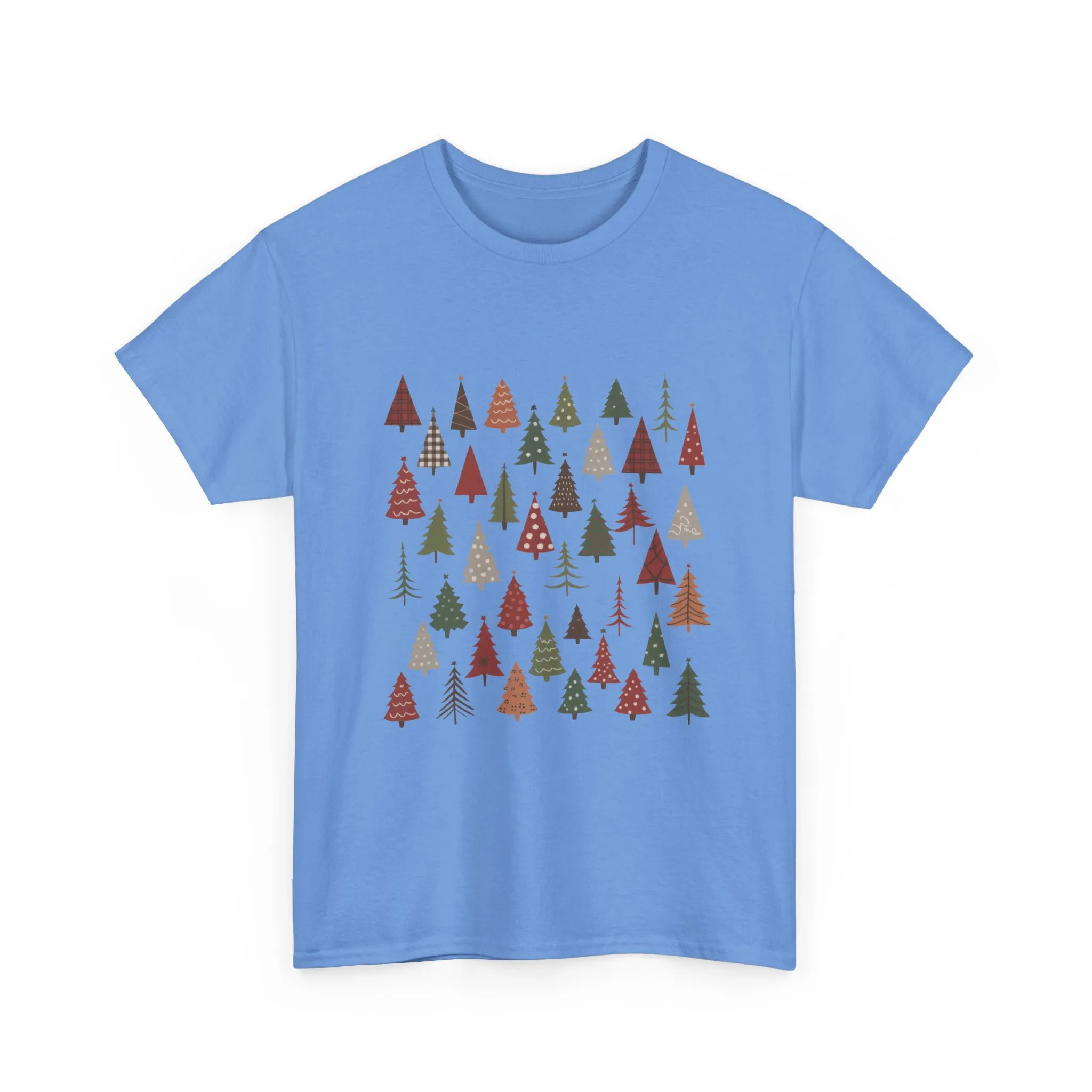 Minimal Christmas Tree T-Shirt, Boho Holiday Tee for Women - Image 10
