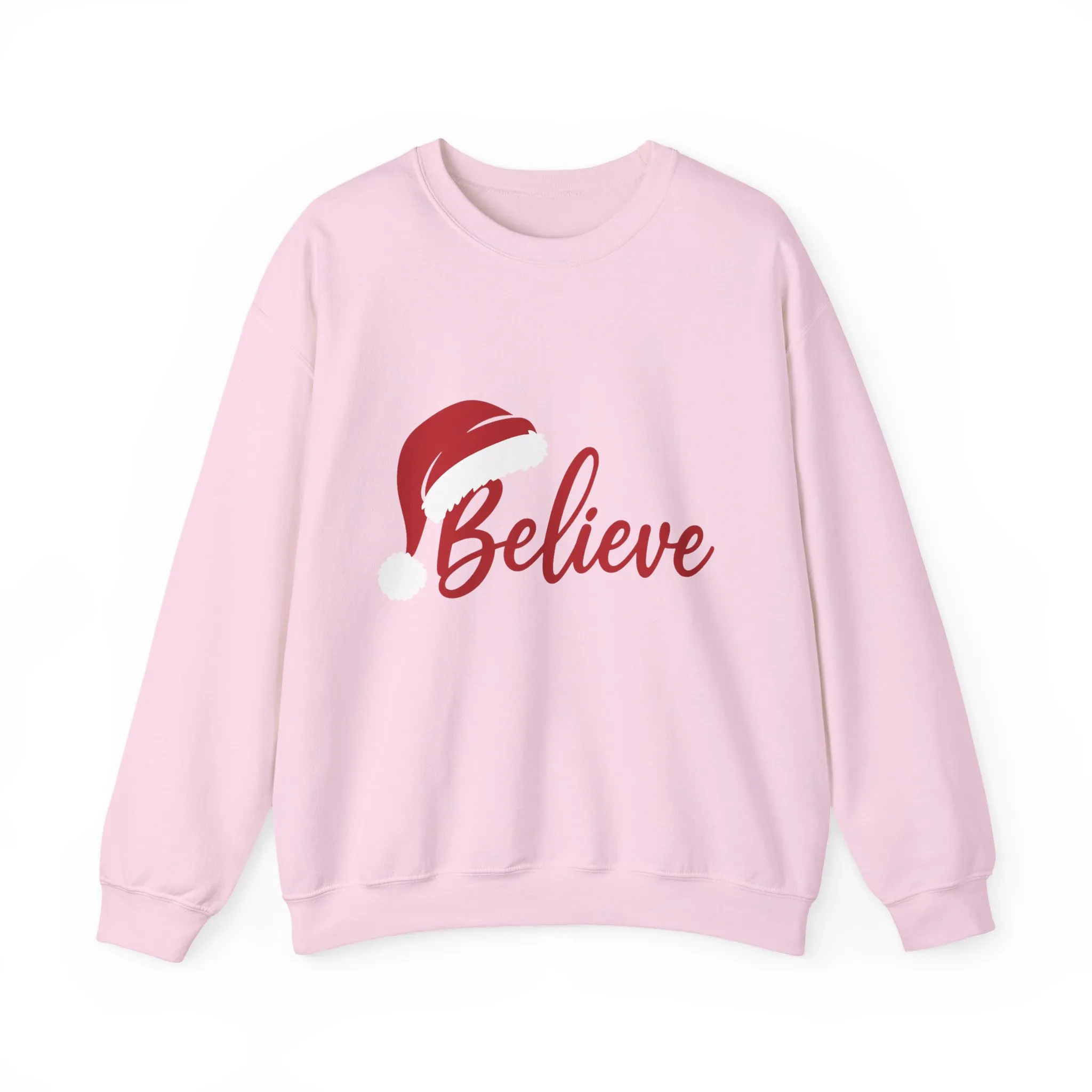 Believe Christmas Women's Sweatshirt, Minimalist Holiday Crewneck, Cozy Sweatshirt for Women - Image 19