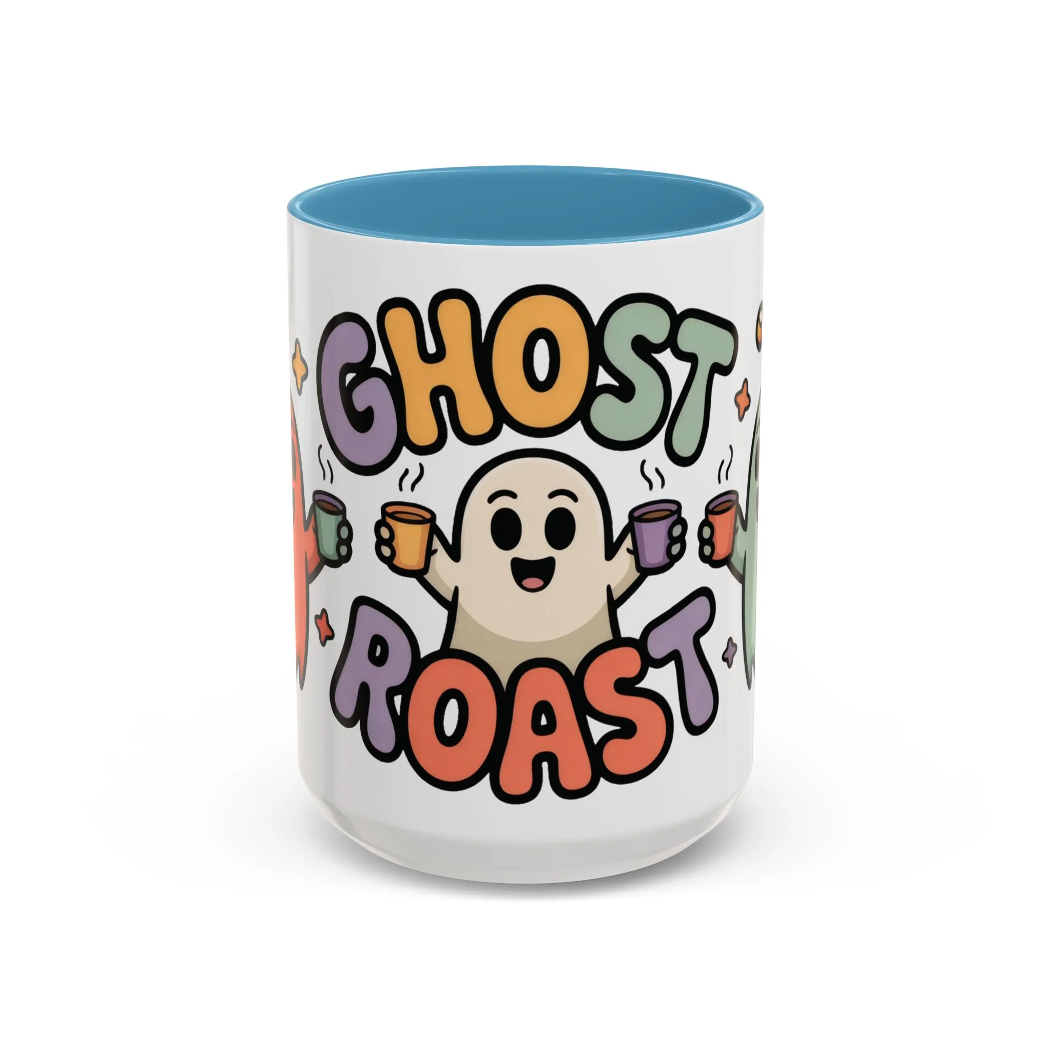 Ghost Roast Halloween Mug, Cute Spooky Coffee Cup, Kawaii Ghost Drinkware, Funny Fall Mug Gift for Coffee Lovers, Accent Coffee Mug (15oz) - Image 21