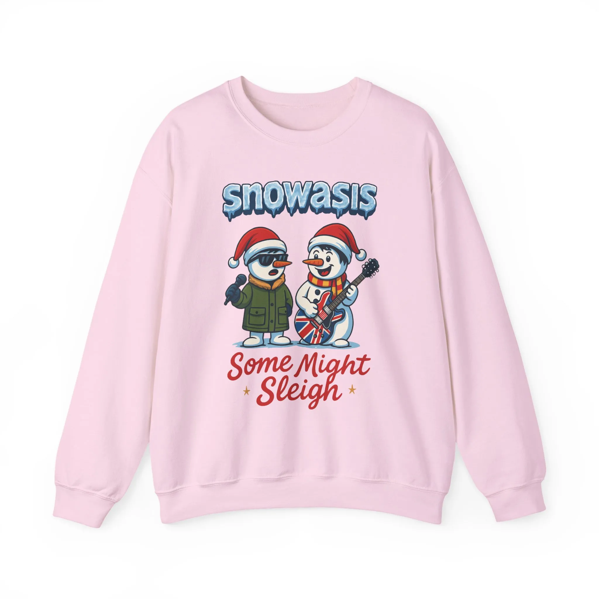 Snowasis Some Might Sleigh Women's Christmas Sweatshirt, Funny Retro Holiday Jumper - Image 25