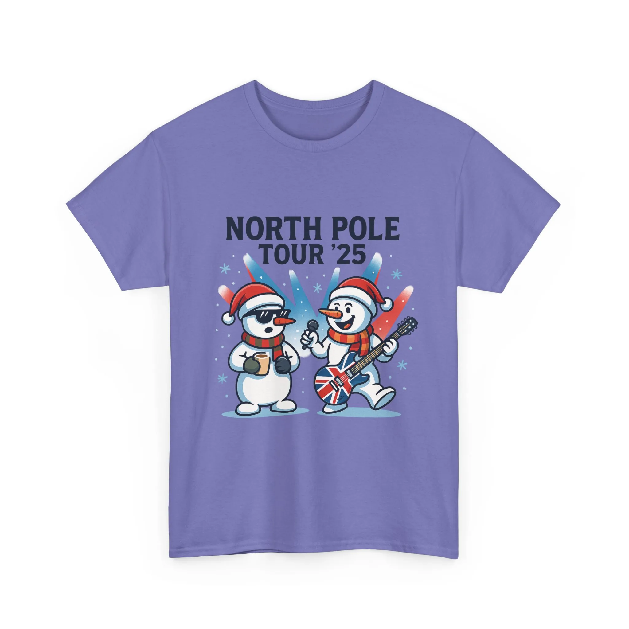 North Pole Tour 25 Women's Christmas T-Shirt, Funny Holiday Music Tee - Image 16