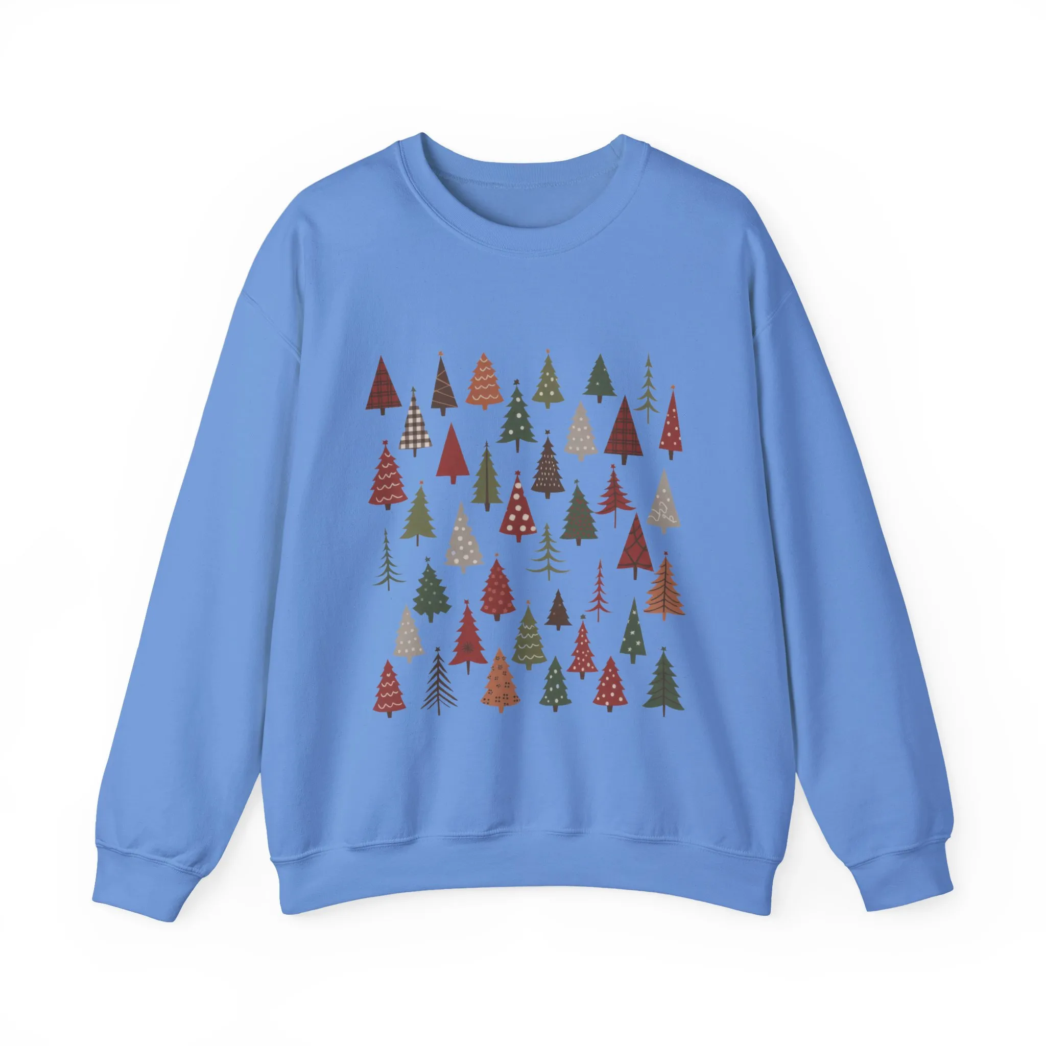Women's Minimal Christmas Tree Sweatshirt, Rustic Holiday Pullover - Image 16