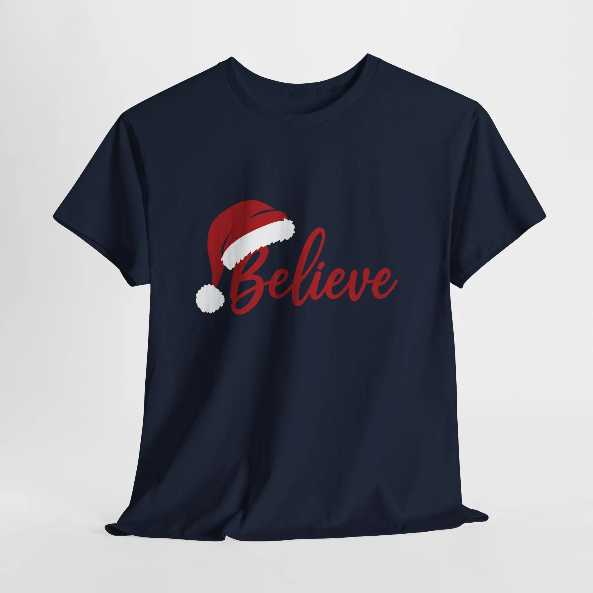 Believe Christmas Women's Shirt, Minimalist Holiday Tee - Image 16
