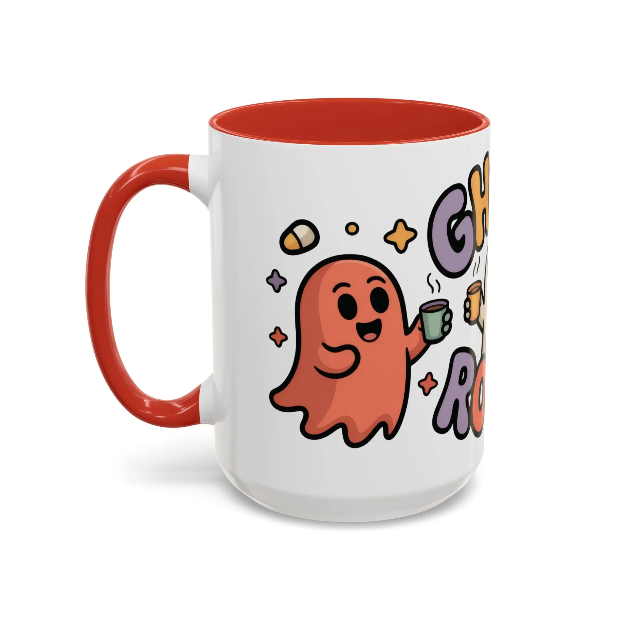 Ghost Roast Halloween Mug, Cute Spooky Coffee Cup, Kawaii Ghost Drinkware, Funny Fall Mug Gift for Coffee Lovers, Accent Coffee Mug (15oz) - Image 18