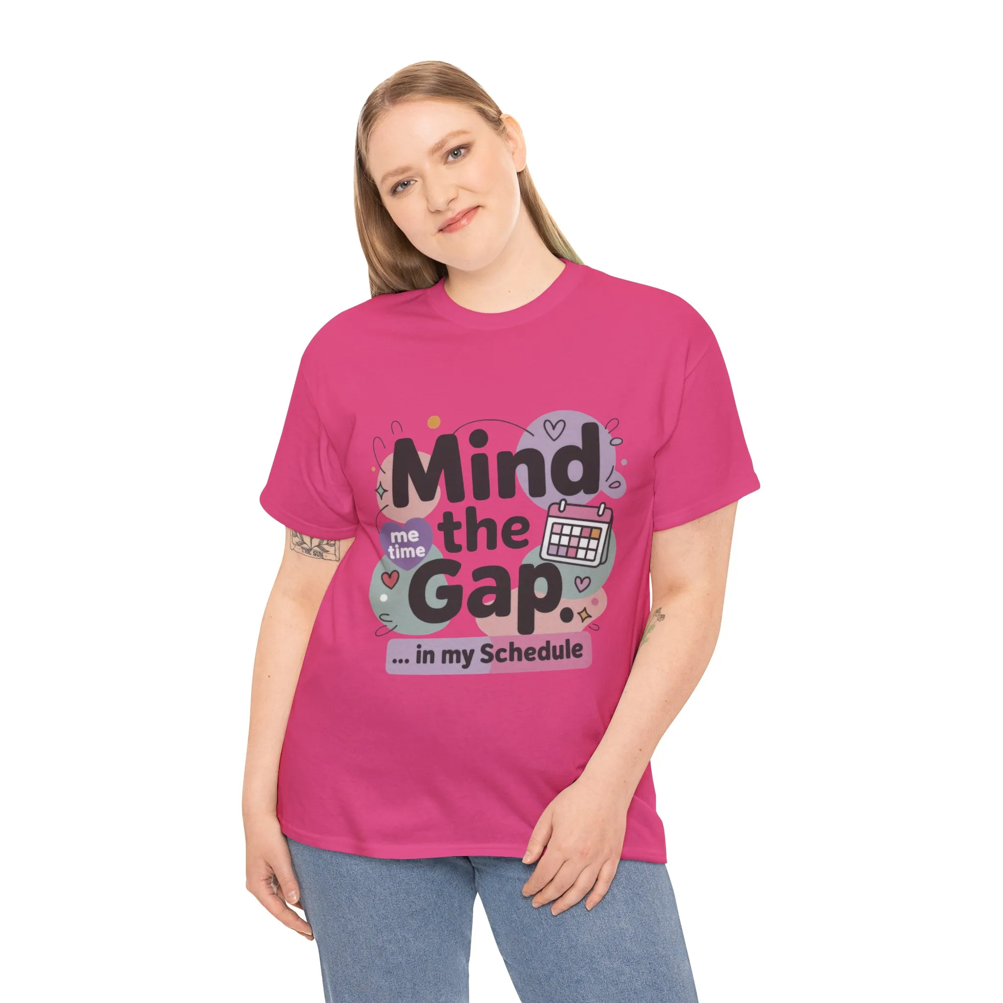 Mind the Gap in My Schedule T-Shirt, Funny Self Care Tee for Women, Me Time Graphic Tee, Mental Health Awareness Top, Funny Relaxation Tee - Image 24