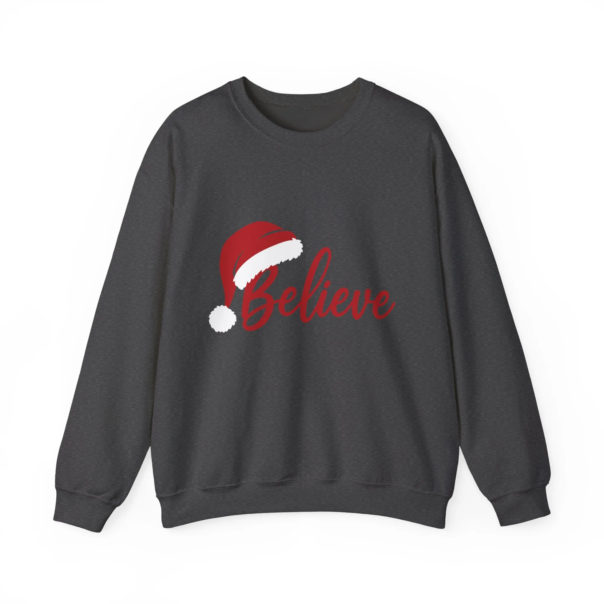 Believe Christmas Women's Sweatshirt, Minimalist Holiday Crewneck, Cozy Sweatshirt for Women - Image 7