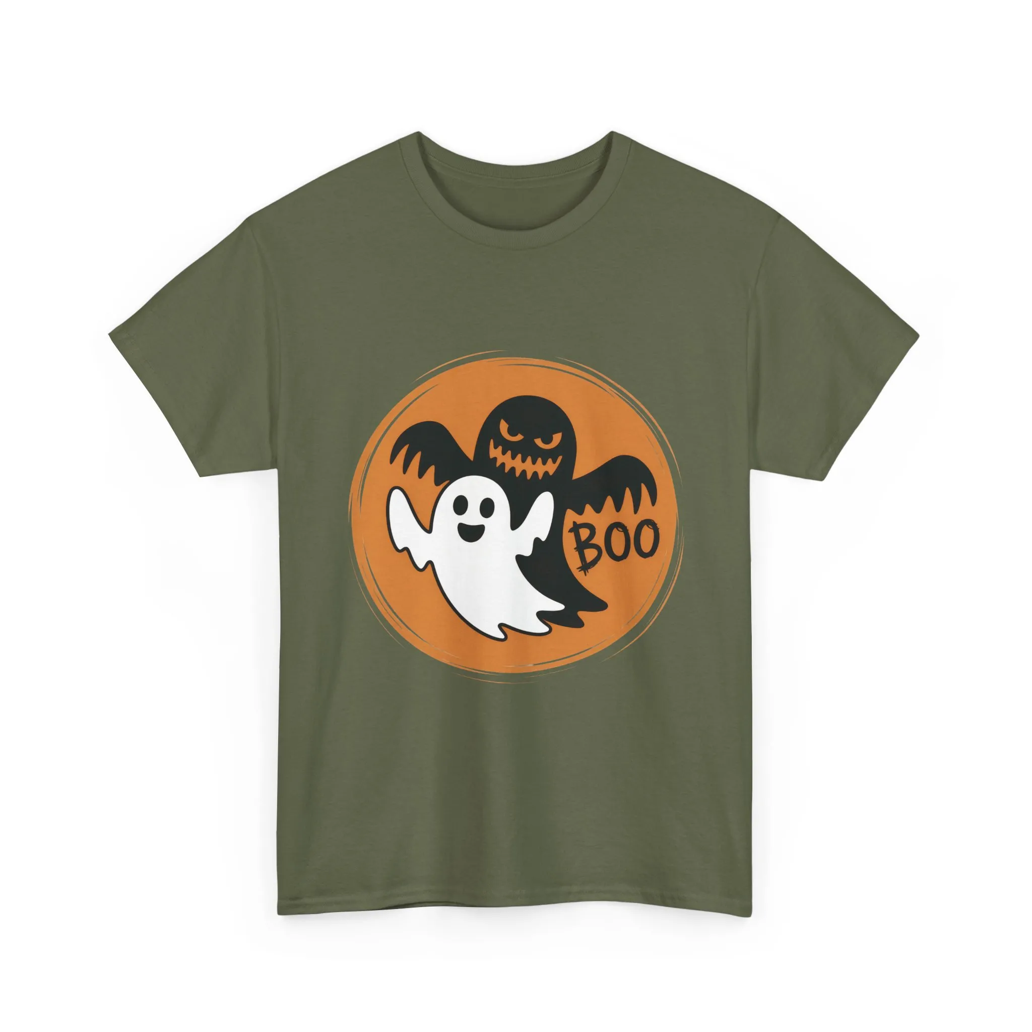 Halloween Ghost Men's T-Shirt, Cute Spooky BOO Tee, Men's Funny Scary Shirt for Men - Image 7