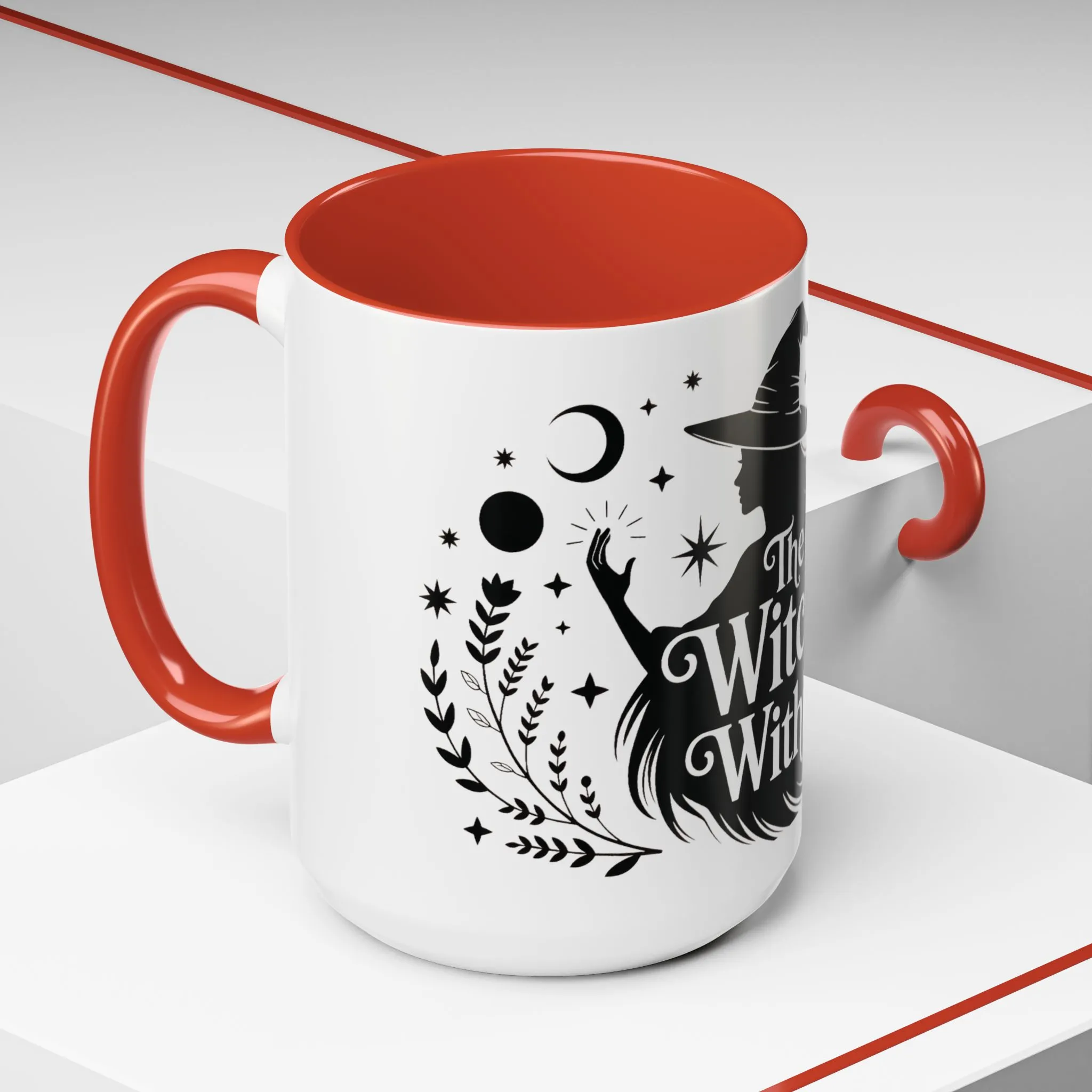 The Witch Within Mug, Minimalist Witchy Coffee Cup, Celestial Feminine Power Gift, Spiritual Boho Halloween Drinkware, Coffee Mug (11, 15oz) - Image 20