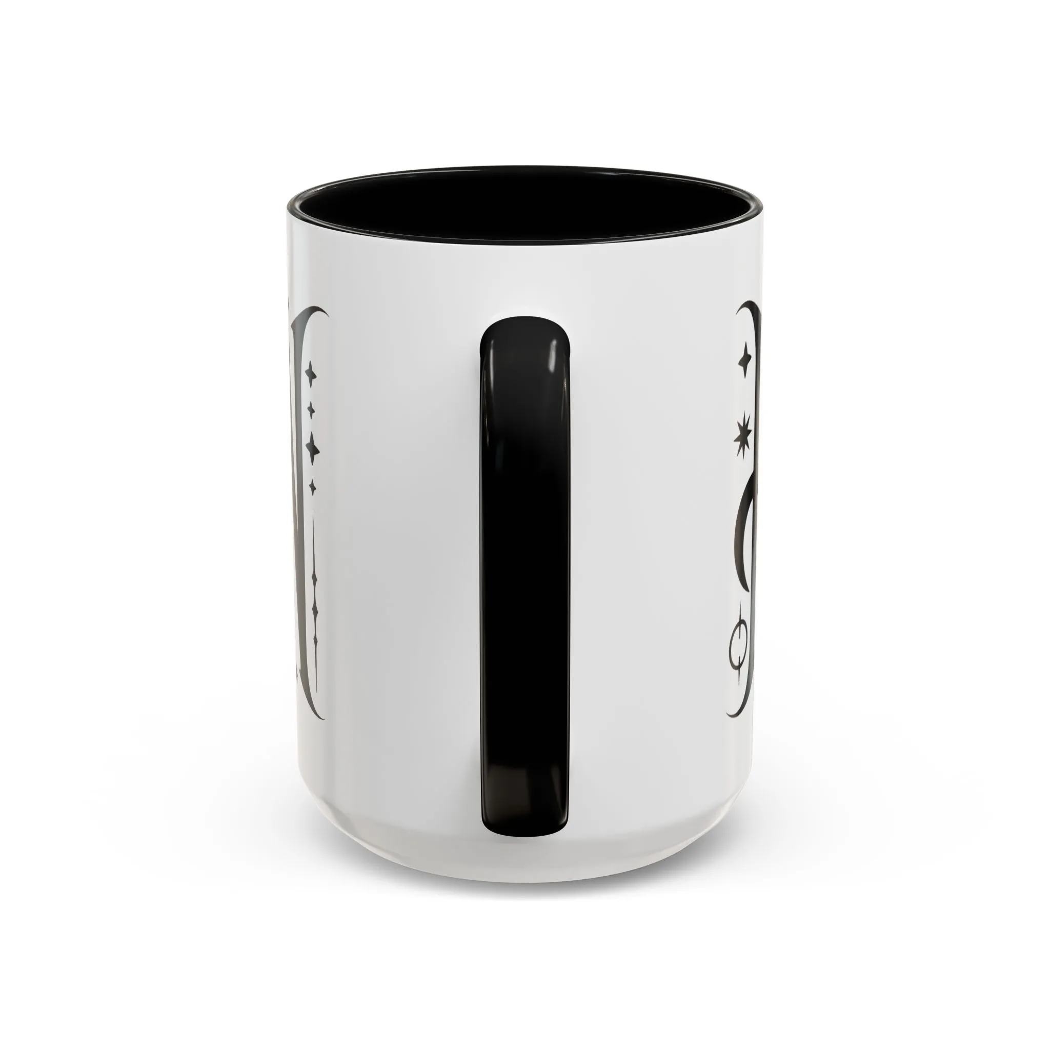 Gothic Halloween Mug, Vintage Typography Coffee Cup, Retro Spooky Aesthetic Gift, Minimal Witchy Academia Drinkware, Coffee Mug (11, 15oz) - Image 4