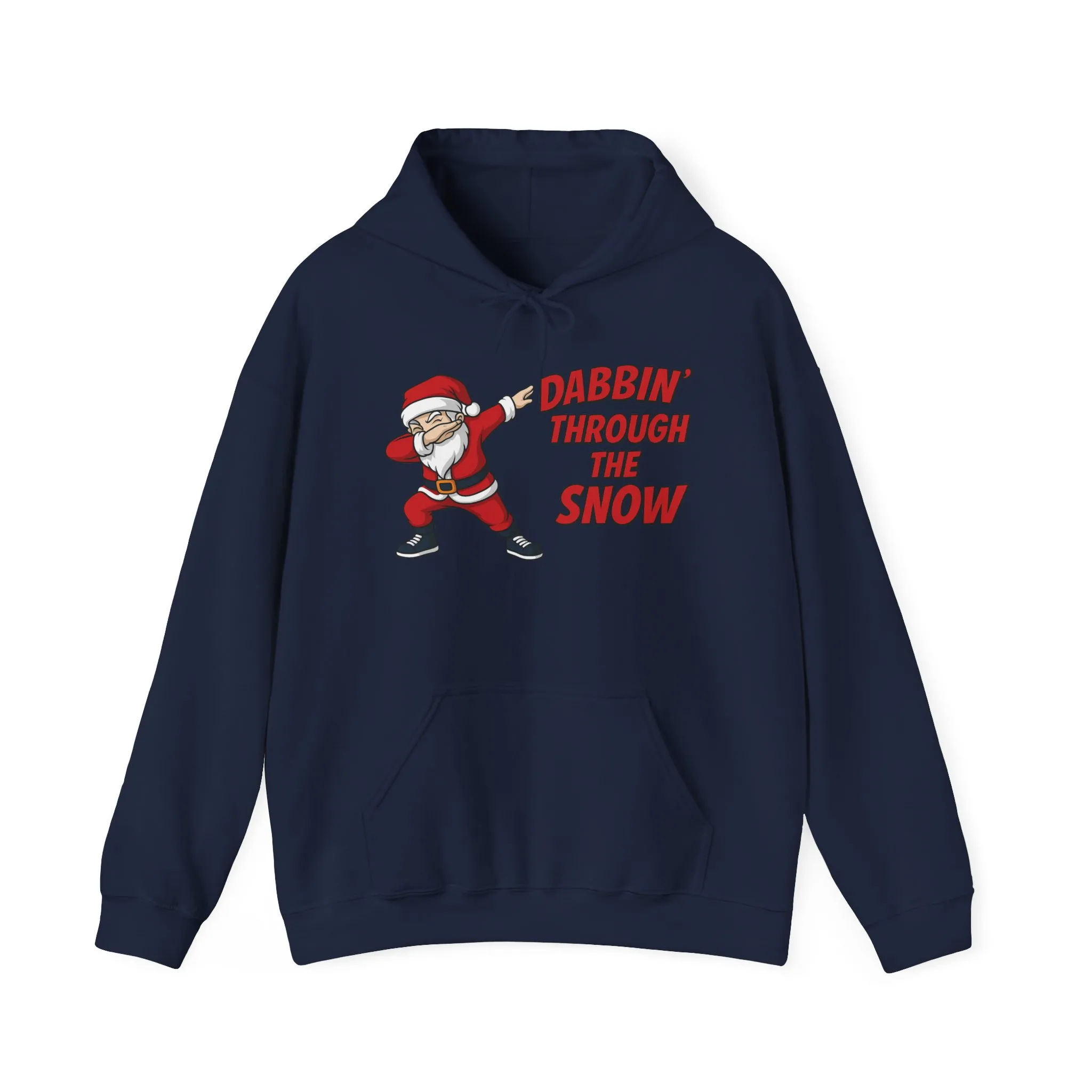 Dabbin Santa Men's Christmas Hoodie, Funny Holiday Sweatshirt - Image 2