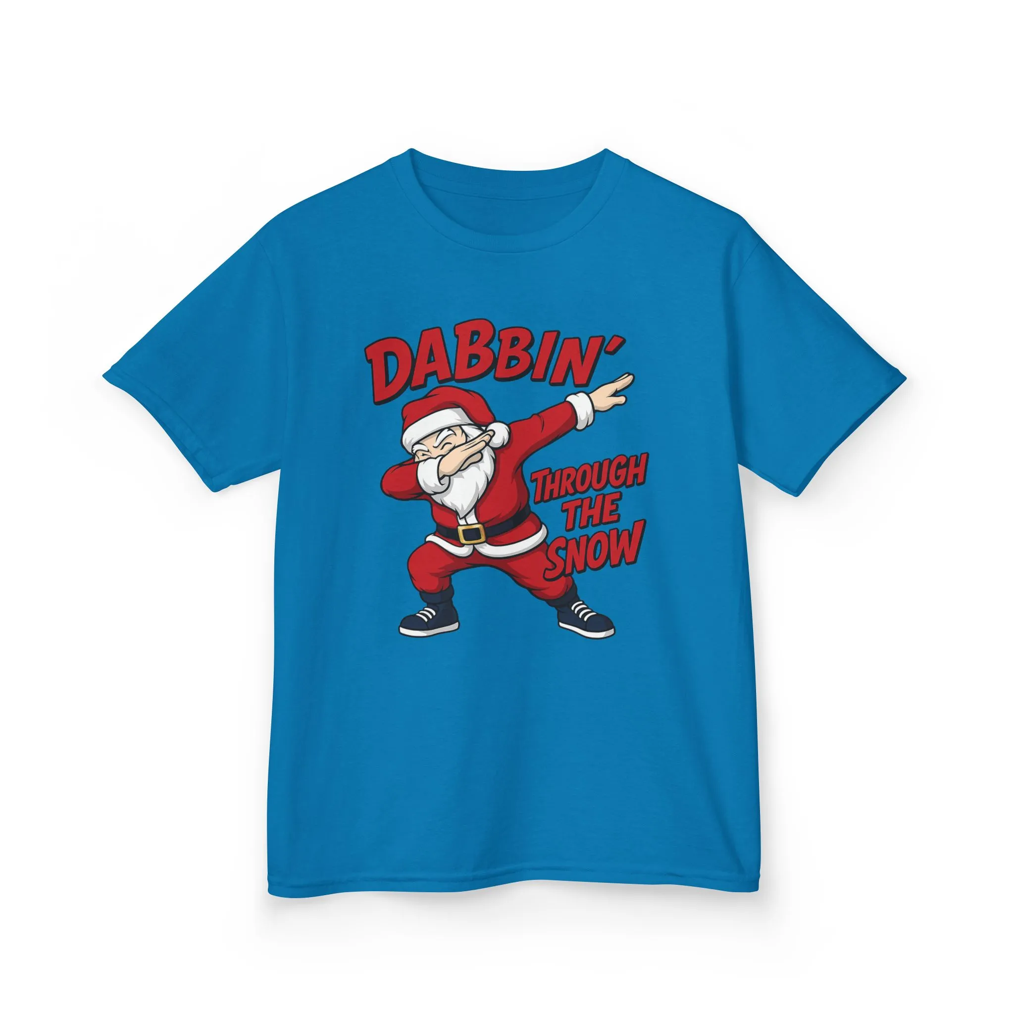 Dabbin Santa Youth Christmas T-Shirt, Funny Holiday Tee for Boys - Image 13