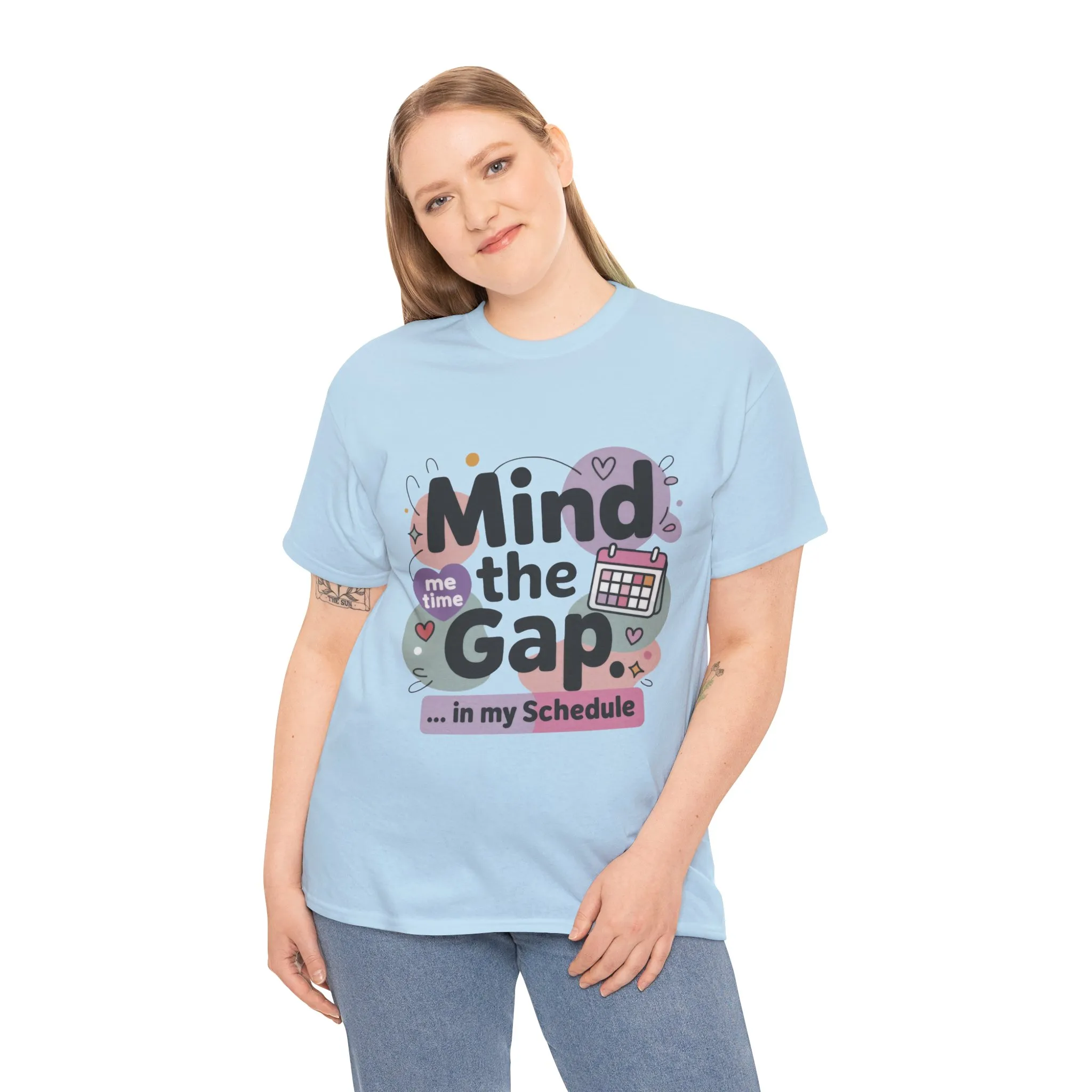 Mind the Gap in My Schedule T-Shirt, Funny Self Care Tee for Women, Me Time Graphic Tee, Mental Health Awareness Top, Funny Relaxation Tee - Image 15