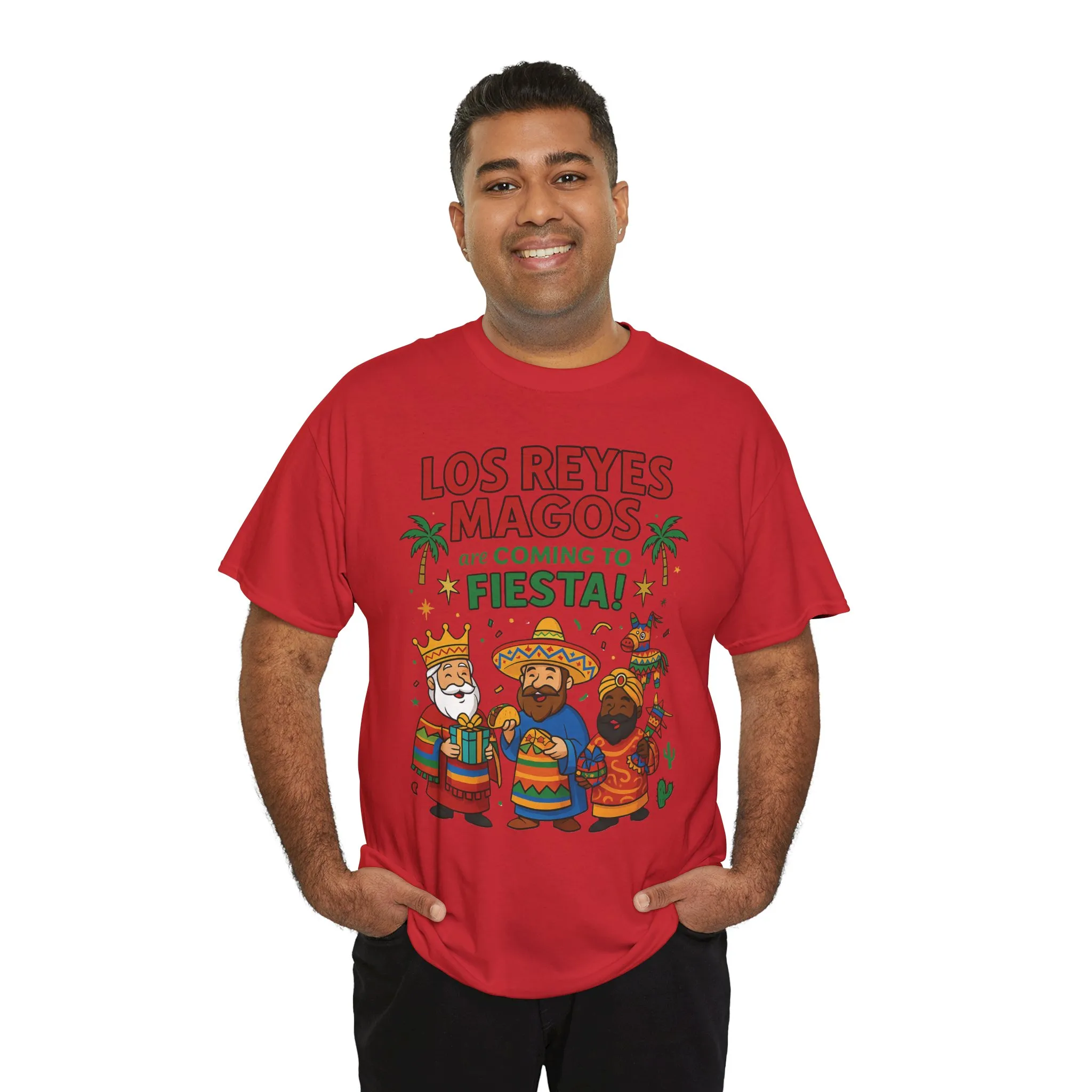 Los Reyes Magos Are Coming to Fiesta!, Funny Three Kings Day Shirt, Día de los Reyes Magos T-Shirt for Christmas Fiesta Lovers - Image 27