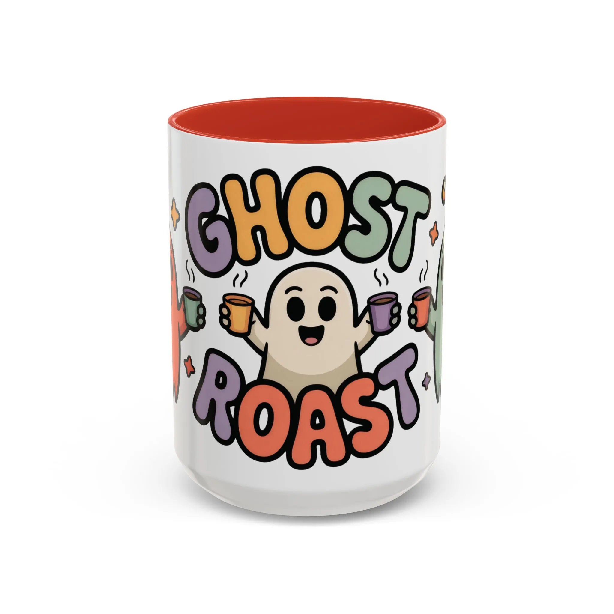 Ghost Roast Halloween Mug, Cute Spooky Coffee Cup, Kawaii Ghost Drinkware, Funny Fall Mug Gift for Coffee Lovers, Accent Coffee Mug (15oz) - Image 16