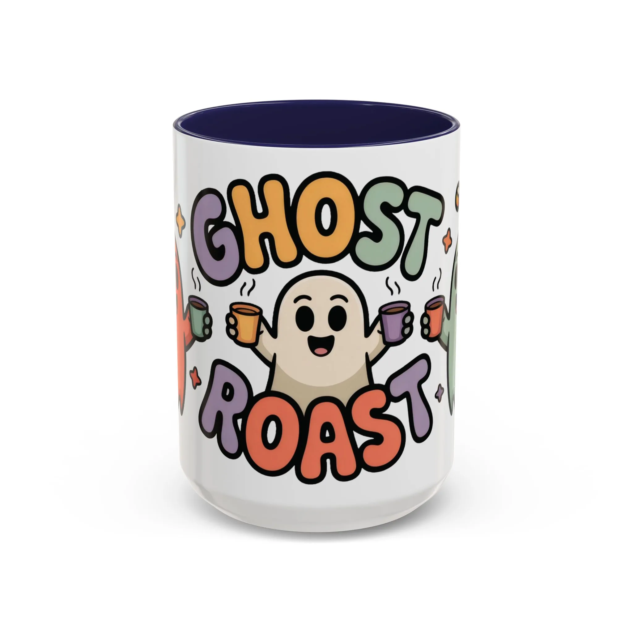 Ghost Roast Halloween Mug, Cute Spooky Coffee Cup, Kawaii Ghost Drinkware, Funny Fall Mug Gift for Coffee Lovers, Accent Coffee Mug (15oz) - Image 11