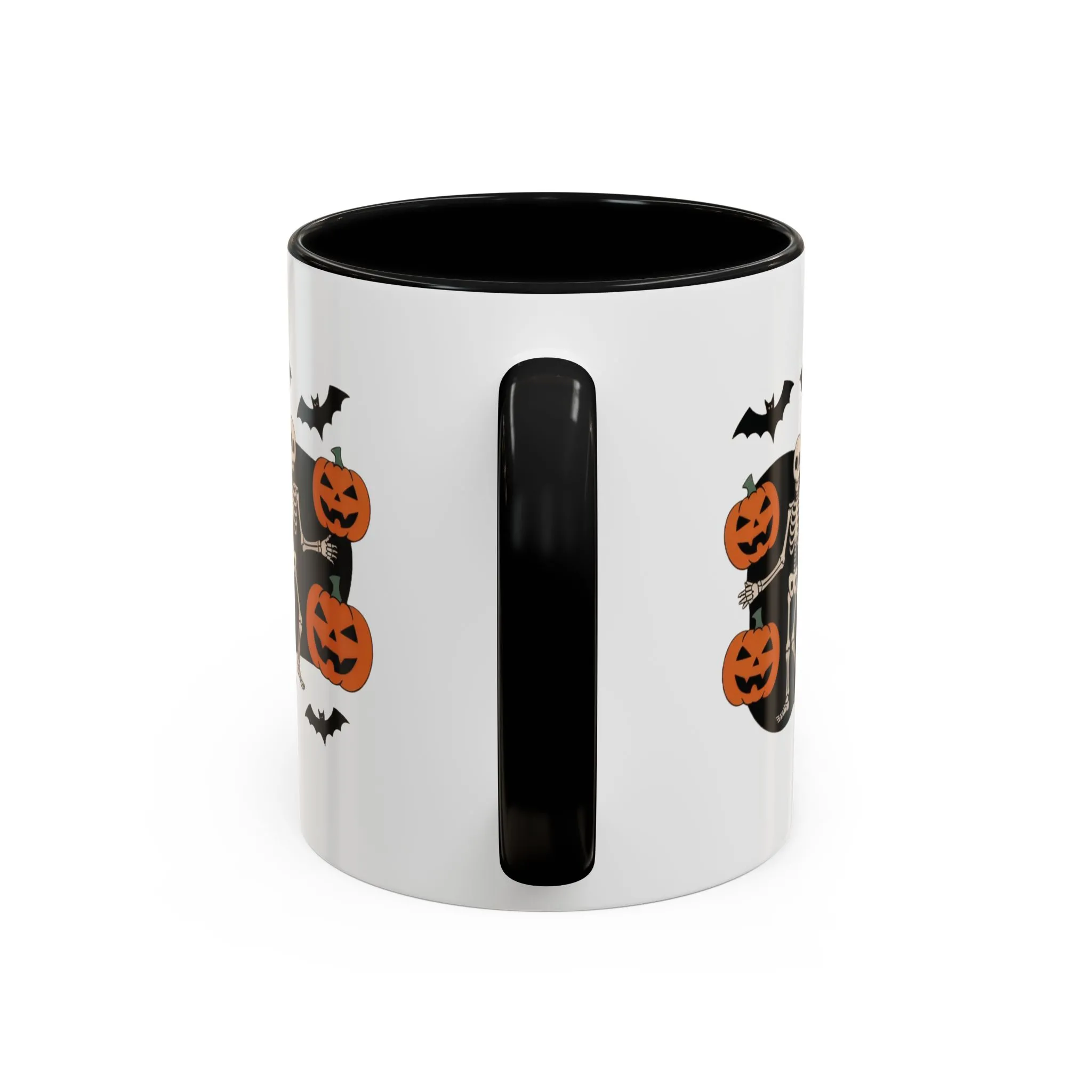 Dancing Skeletons Halloween Mug, Funny Spooky Pumpkin Coffee Cup, Cute Skeleton Dance Mug, Festive Fall Gift, Accent Coffee Mug (11, 15oz) - Image 9