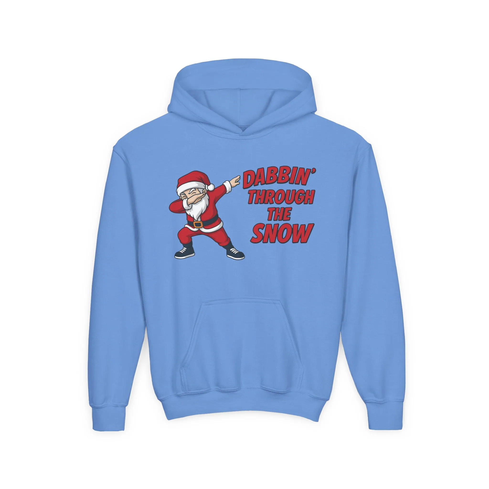 Dabbin Santa Youth Christmas Hoodie, Funny Holiday Sweatshirt for Boys - Image 2