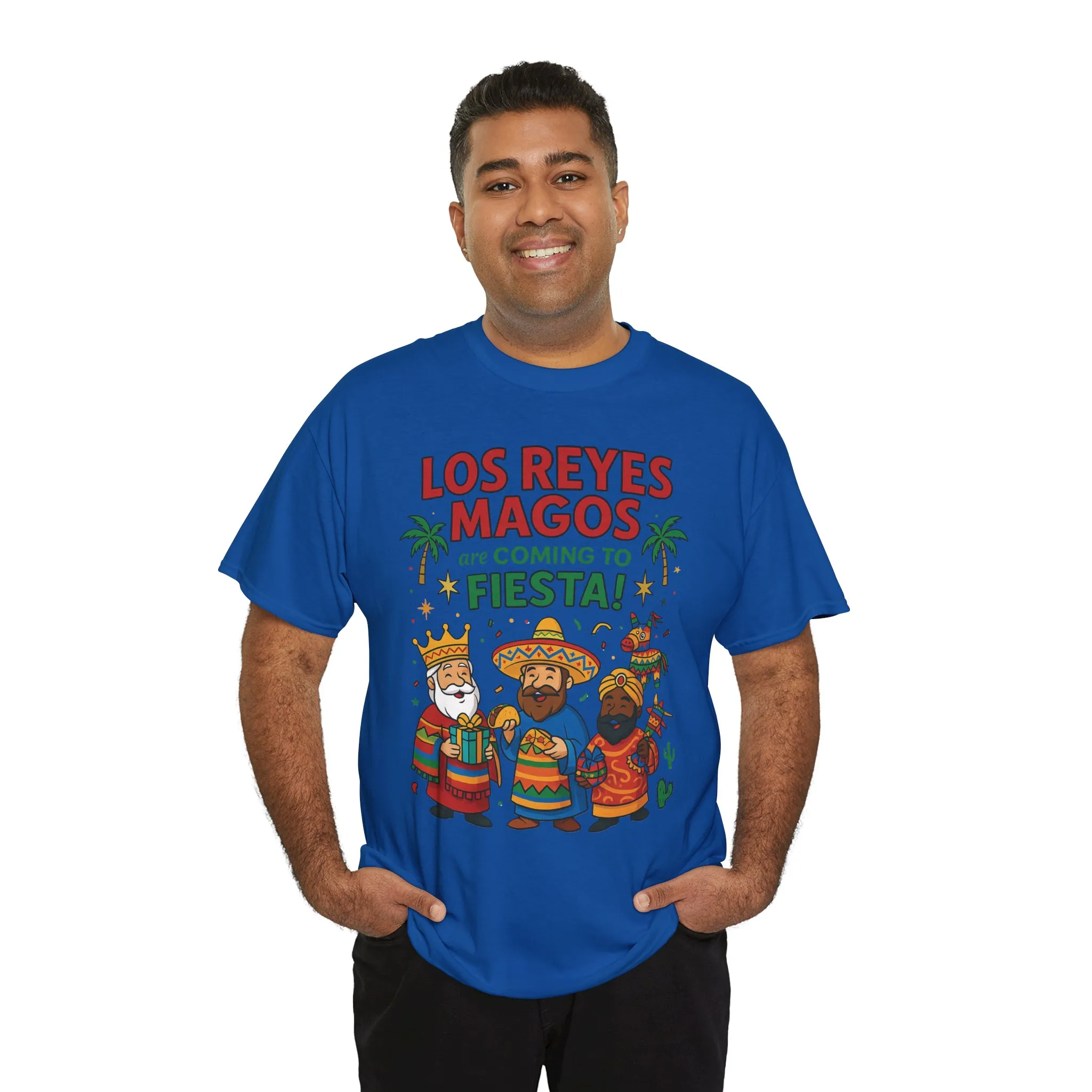 Los Reyes Magos Are Coming to Fiesta!, Funny Three Kings Day Shirt, Día de los Reyes Magos T-Shirt for Christmas Fiesta Lovers - Image 21