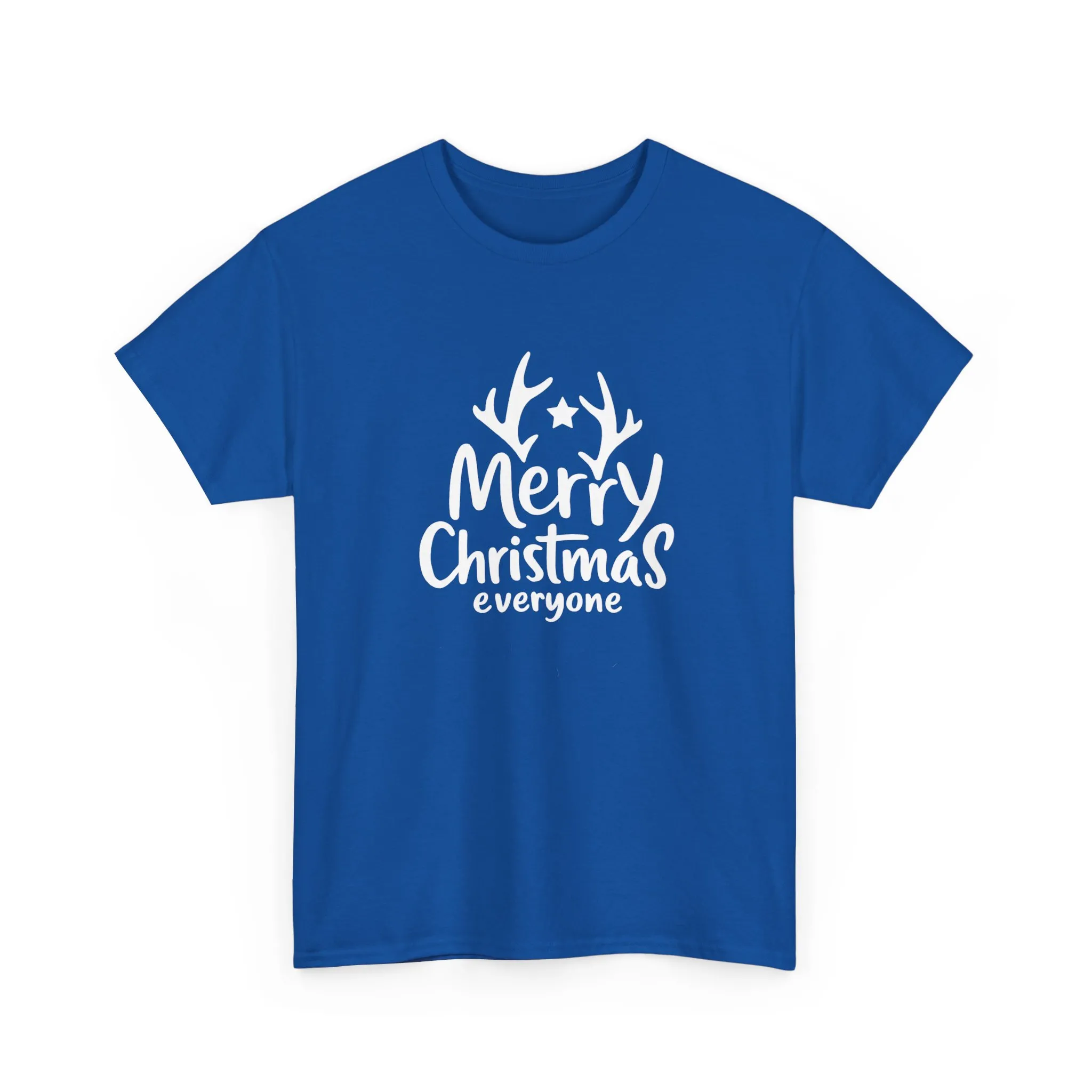 Merry Christmas Everyone Men's T-Shirt, Classic Holiday Tee, Simple Christmas Gift - Image 2