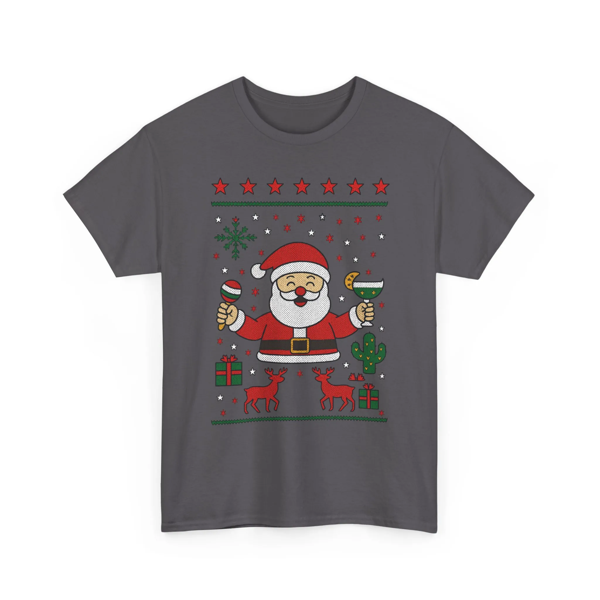 Women's Funny Santa Christmas Shirt, Festive Holiday Party Tee - Image 13