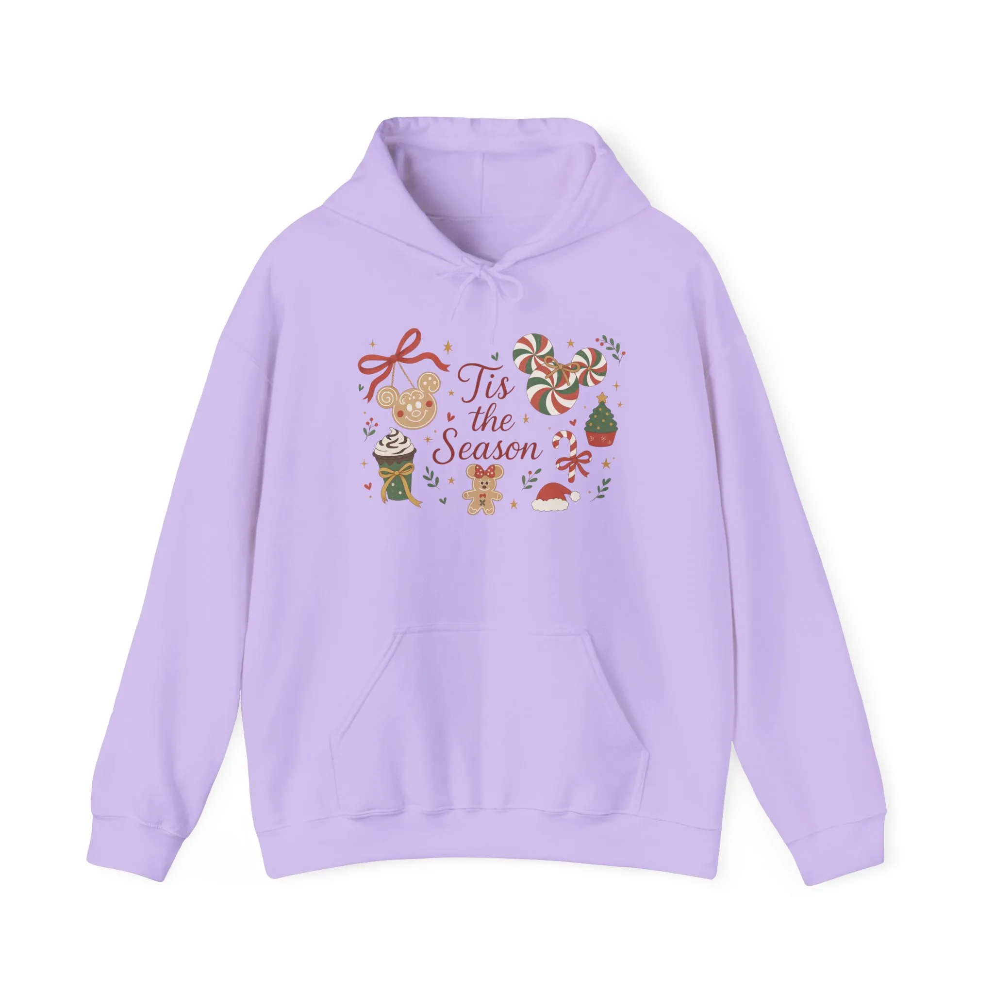 Tis the Season Christmas Women's Hooded Sweatshirt, Cozy Cookie - Cocoa Holiday Jumper, Unisex Heavy Blend™ Hooded Sweatshirt - Image 29