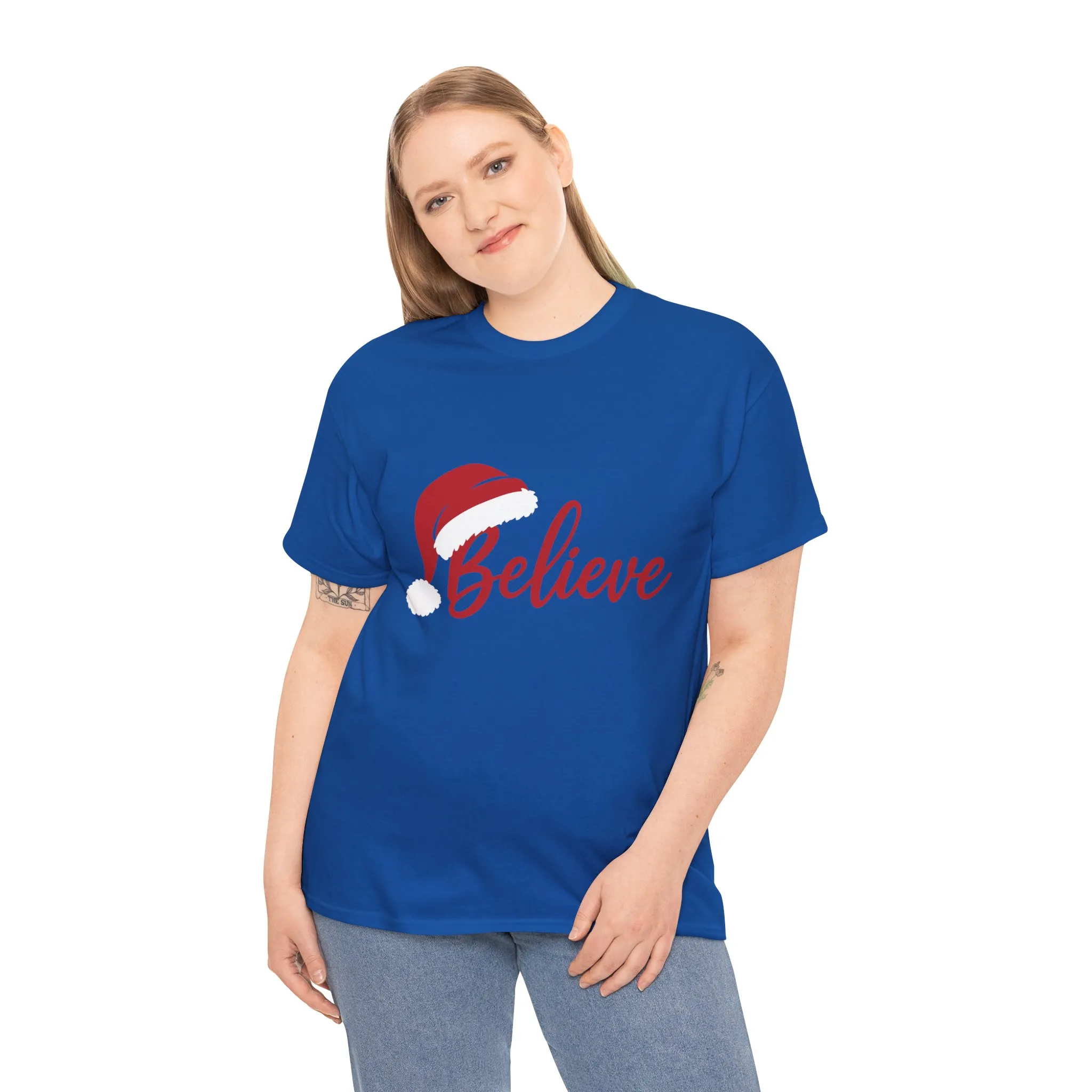 Believe Christmas Women's Shirt, Minimalist Holiday Tee - Image 15