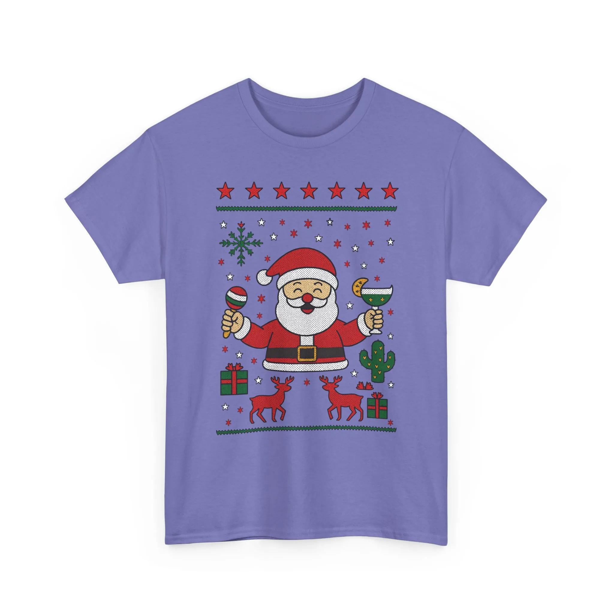 Women's Funny Santa Christmas Shirt, Festive Holiday Party Tee - Image 19