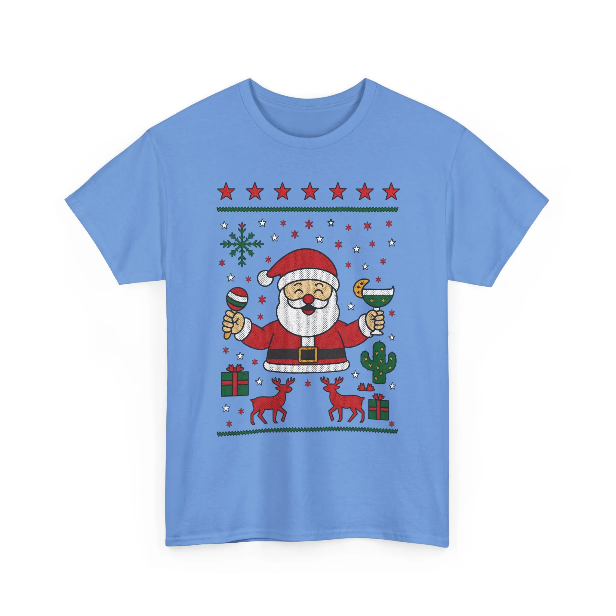 Women's Funny Santa Christmas Shirt, Festive Holiday Party Tee - Image 10