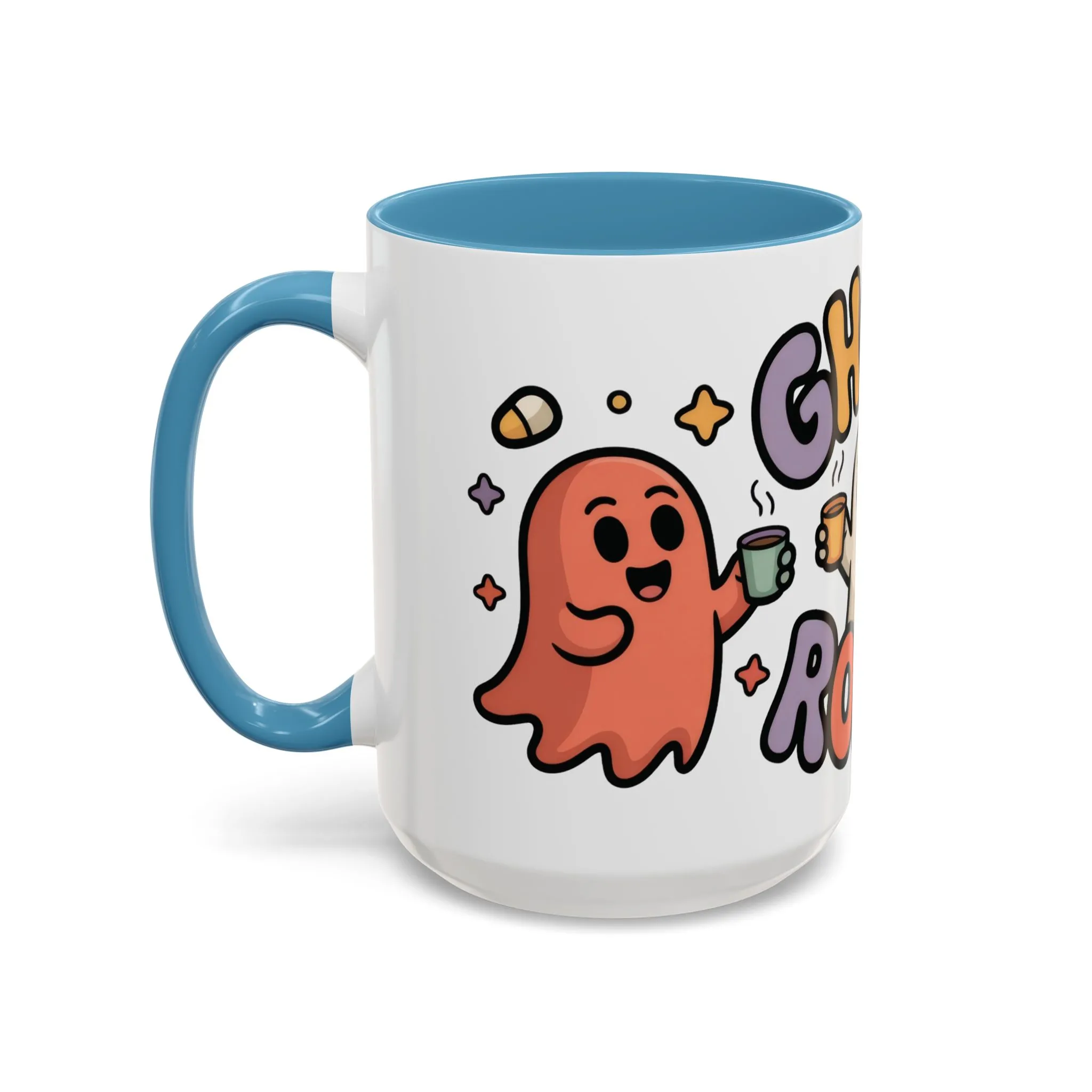 Ghost Roast Halloween Mug, Cute Spooky Coffee Cup, Kawaii Ghost Drinkware, Funny Fall Mug Gift for Coffee Lovers, Accent Coffee Mug (15oz) - Image 23