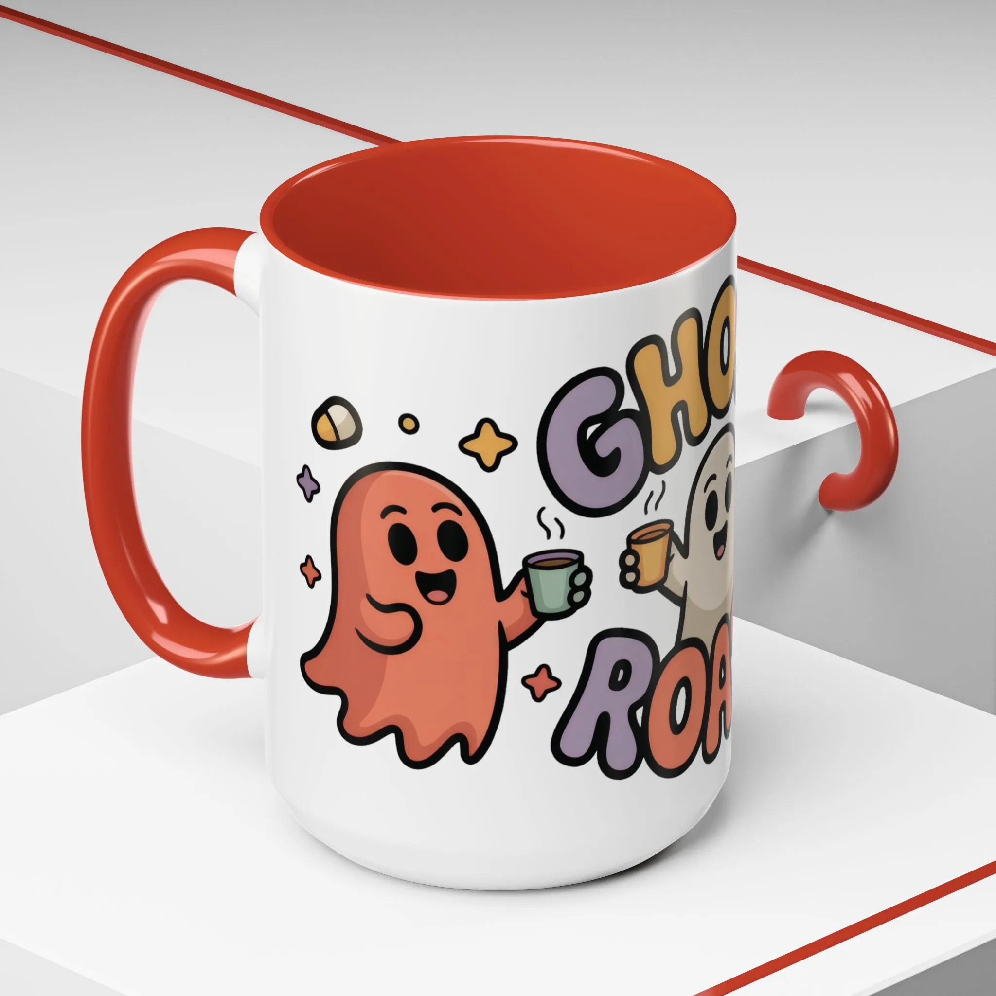 Ghost Roast Halloween Mug, Cute Spooky Coffee Cup, Kawaii Ghost Drinkware, Funny Fall Mug Gift for Coffee Lovers, Accent Coffee Mug (15oz) - Image 20