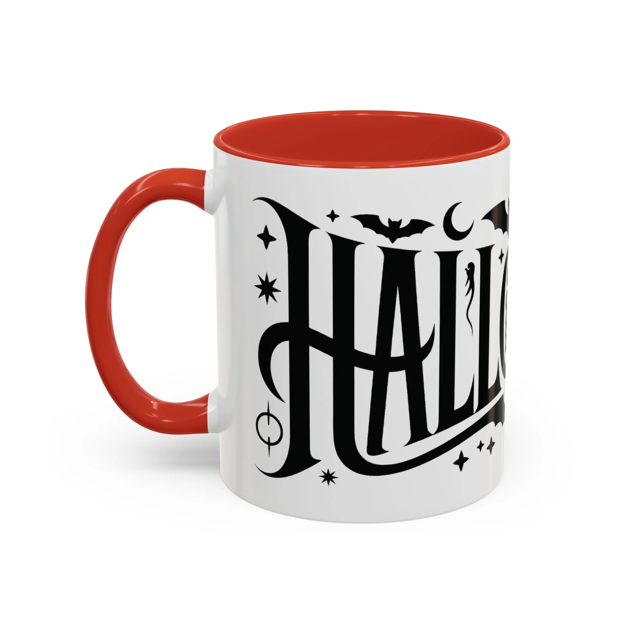 Gothic Halloween Mug, Vintage Typography Coffee Cup, Retro Spooky Aesthetic Gift, Minimal Witchy Academia Drinkware, Coffee Mug (11, 15oz) - Image 13